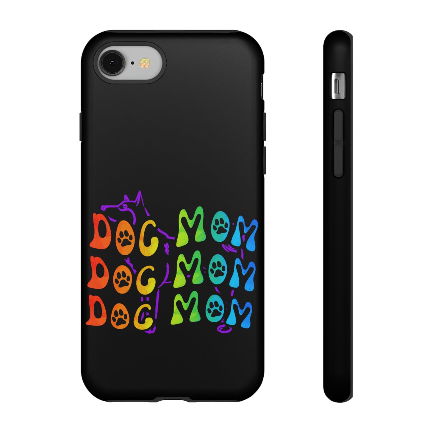 Dog Mom Protective Phone Case, Samsung, iPhone, Pixel, all sizes