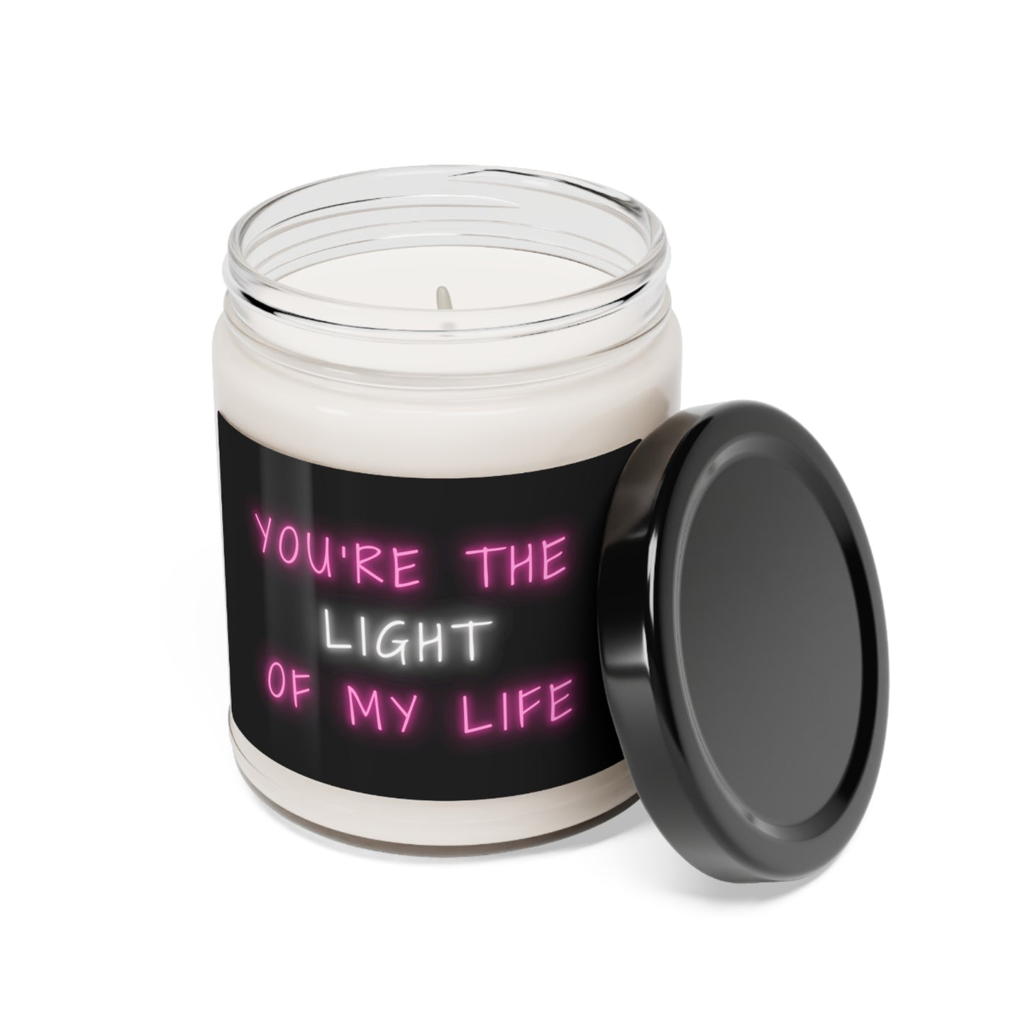 Youre The Light Of My Life, Scented Soy Candle, 9oz, Cute Candle Pun, Valentines Day Gift