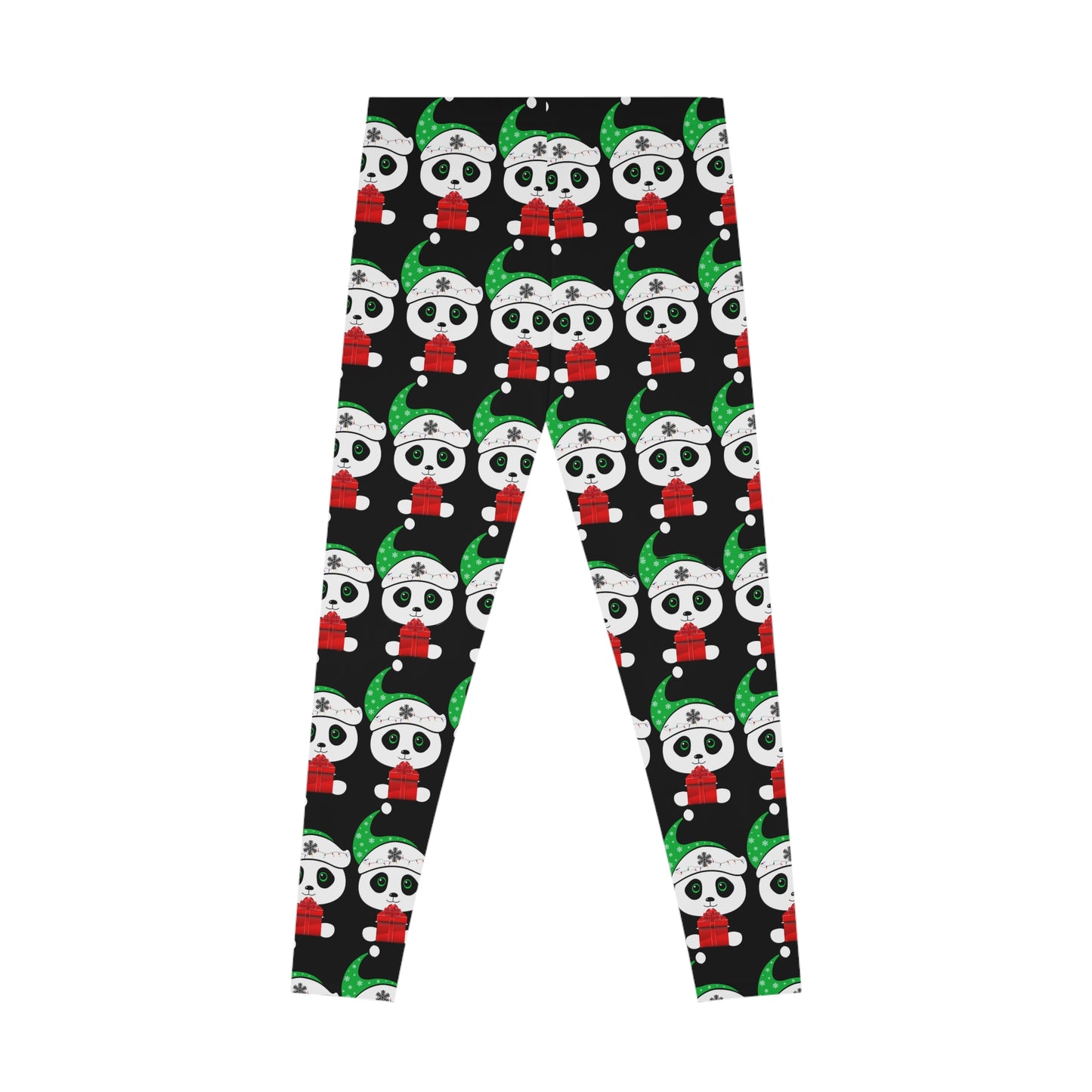 Christmas Panda Stretchy Leggings