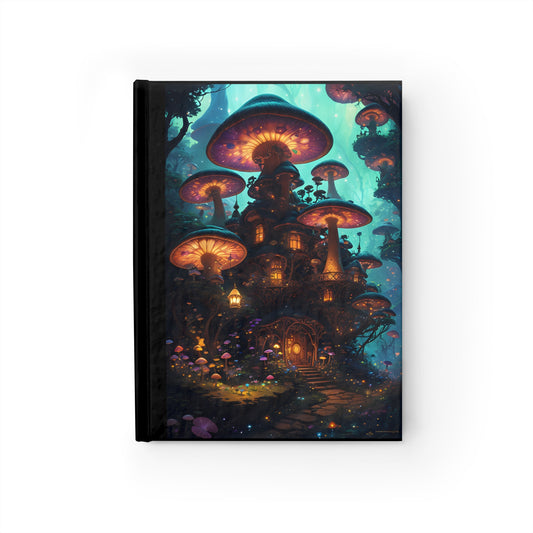 Fairy Mushroom Home, Hardcover Journal