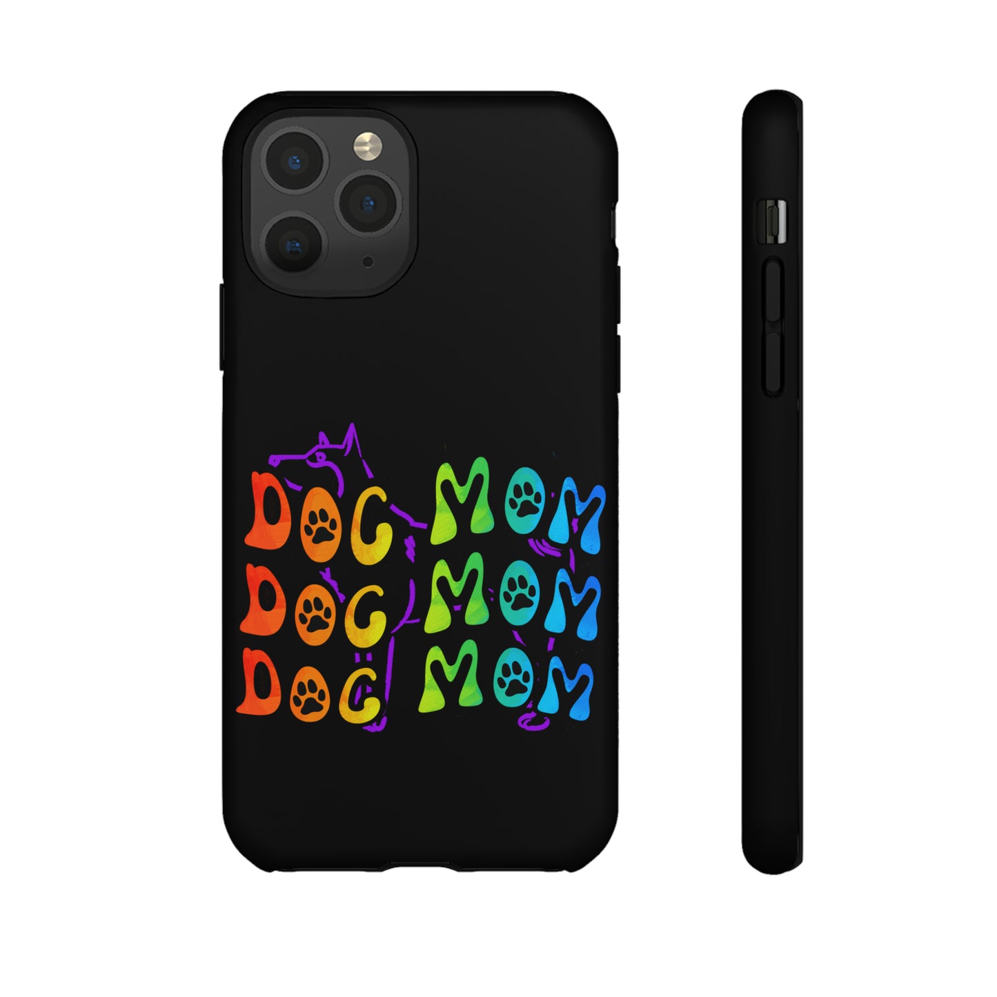 Dog Mom Protective Phone Case, Samsung, iPhone, Pixel, all sizes