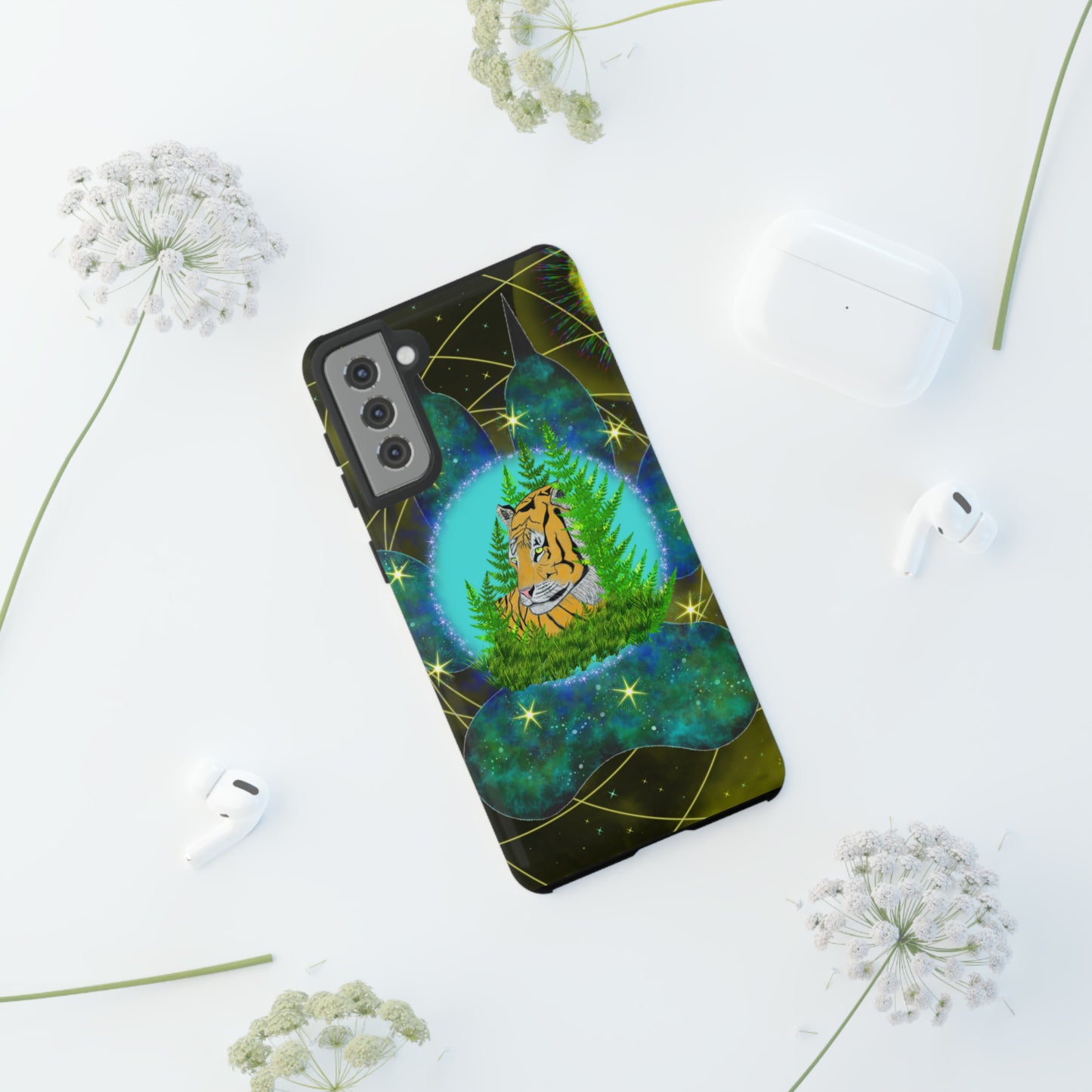 Tiger Medicine Totem Protective Phone Case, Samsung, iPhone, Pixel, all sizes
