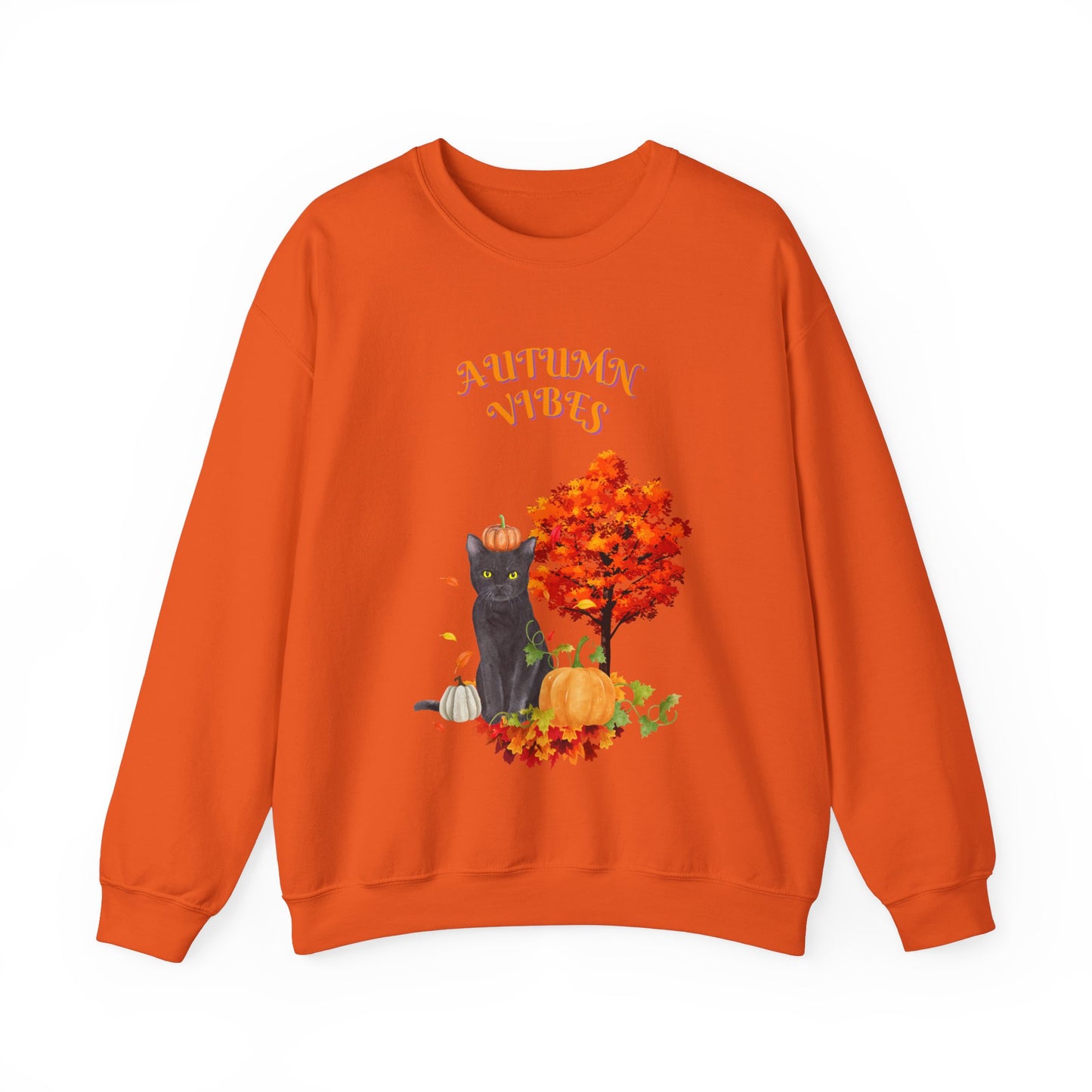 Autumn Vibes Fall Crewneck Sweatshirt