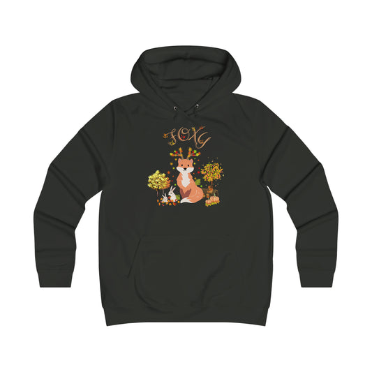 Foxy Fall Girlie College Hoodie