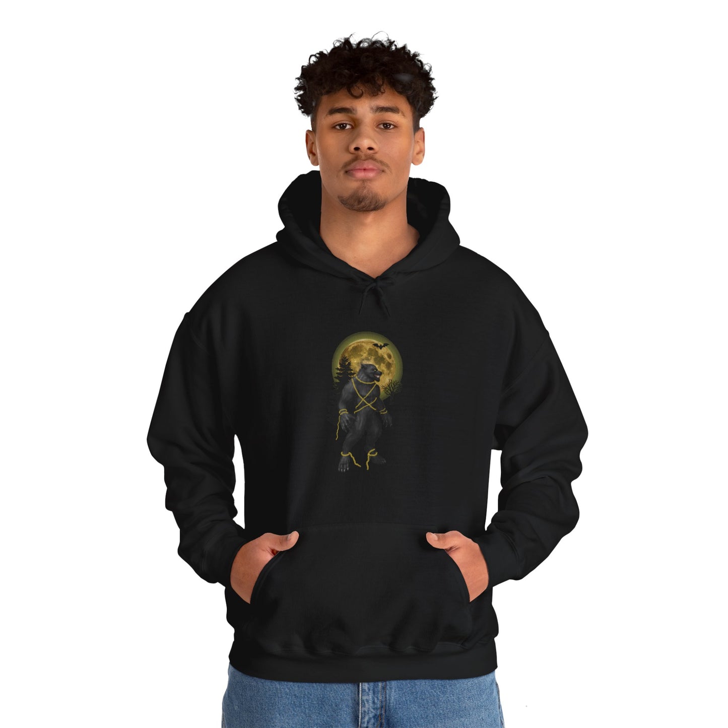 Unisex Heavy Blend™ Fenrir Unchained Hooded  Halloween Sweatshirt