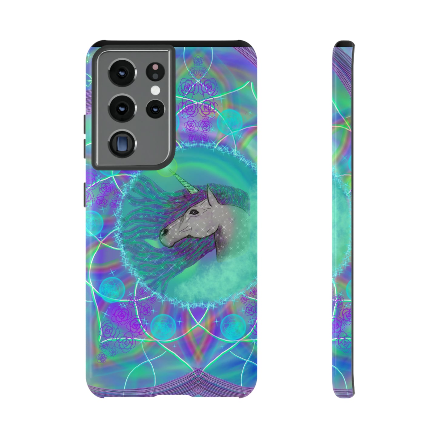 Mystic Unicorn Protective Phone Case, Samsung, iPhone, Pixel, all sizes