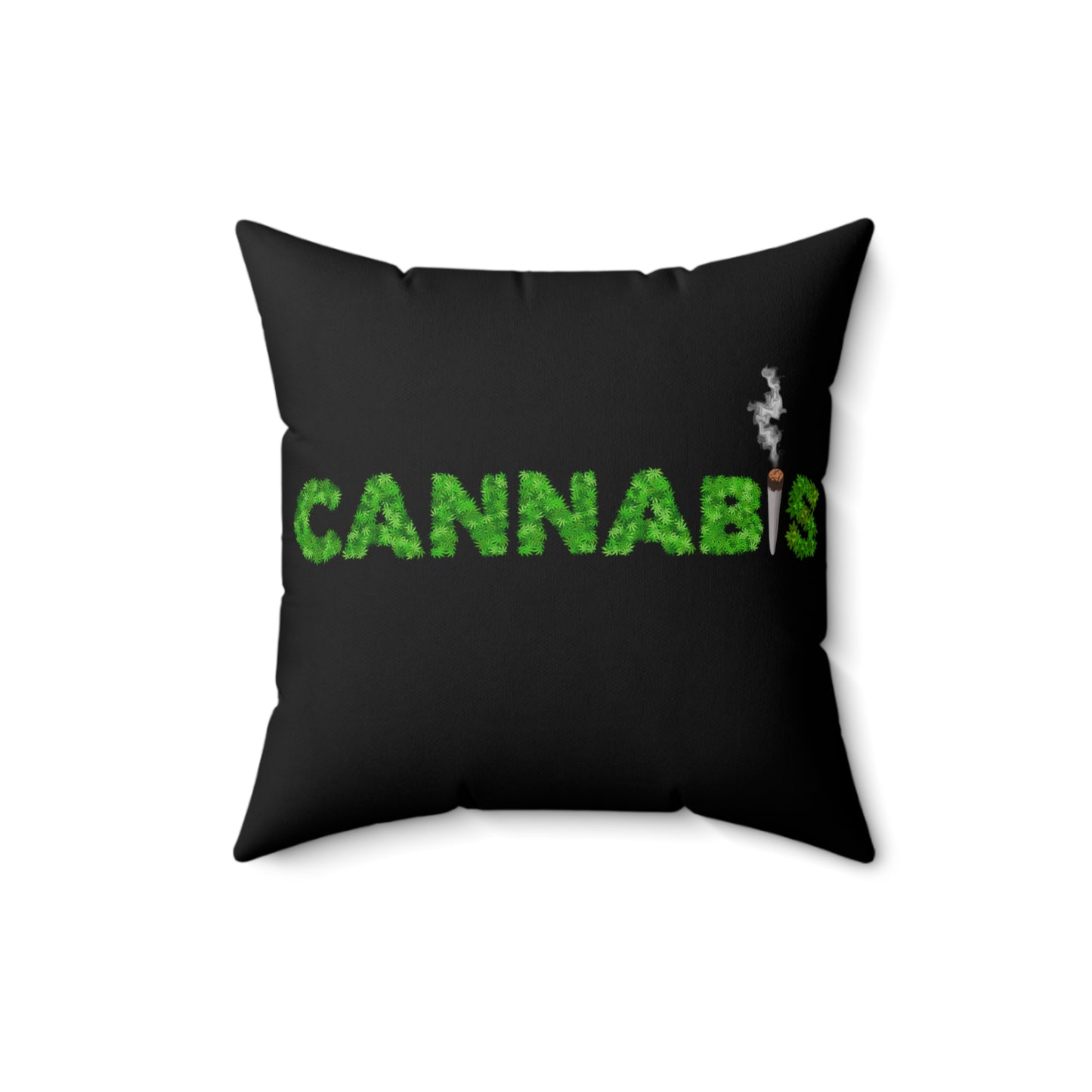 Cannabis, 420 Themed, Spun Polyester Square Pillow