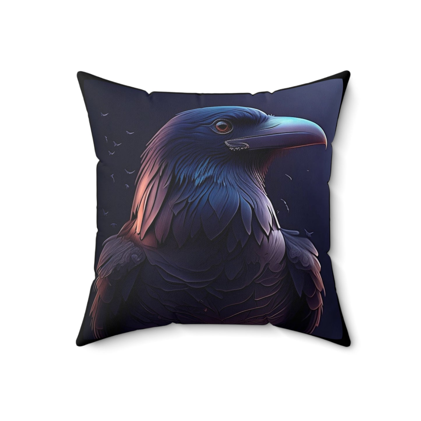 Raven Spun Polyester Square Pillow