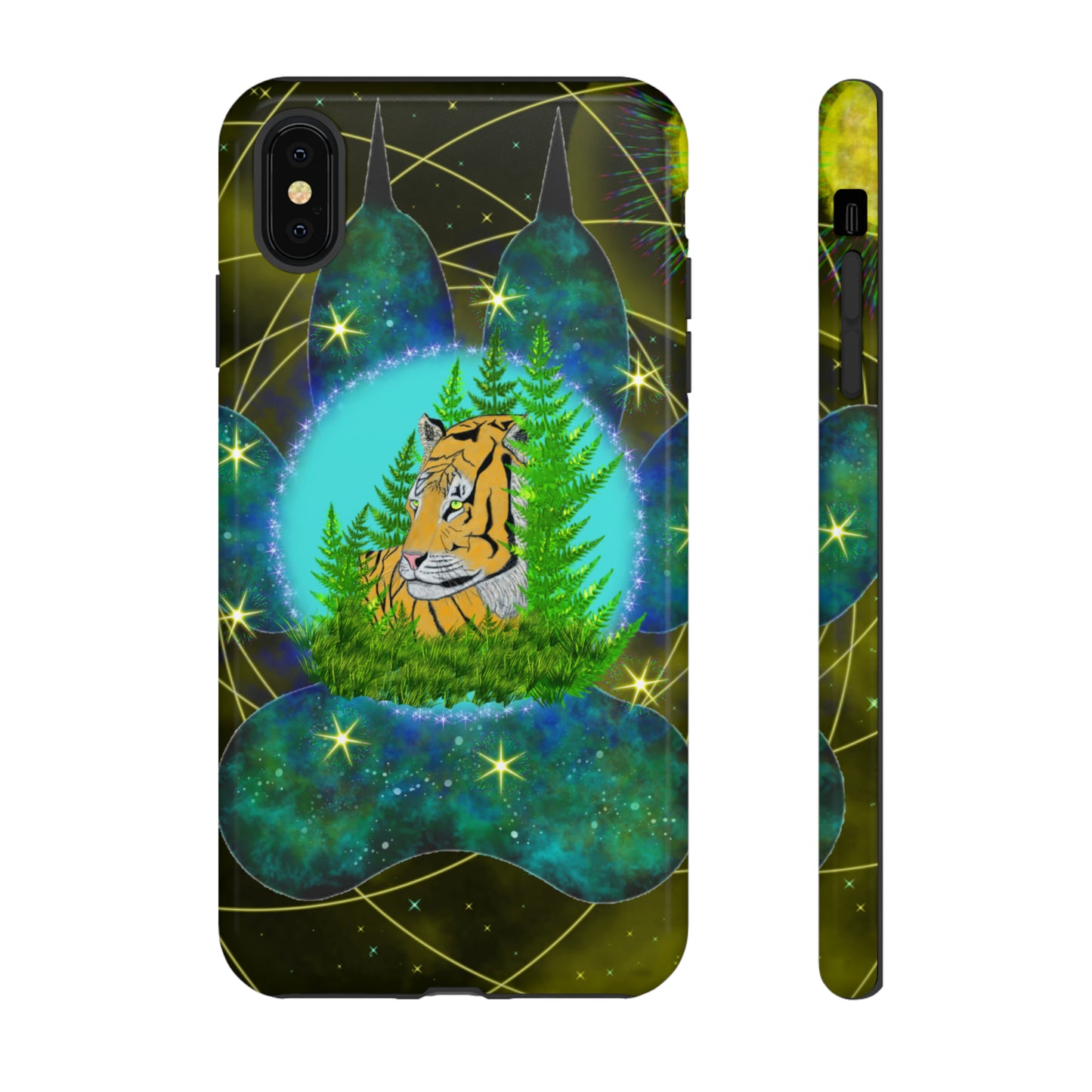 Tiger Medicine Totem Protective Phone Case, Samsung, iPhone, Pixel, all sizes