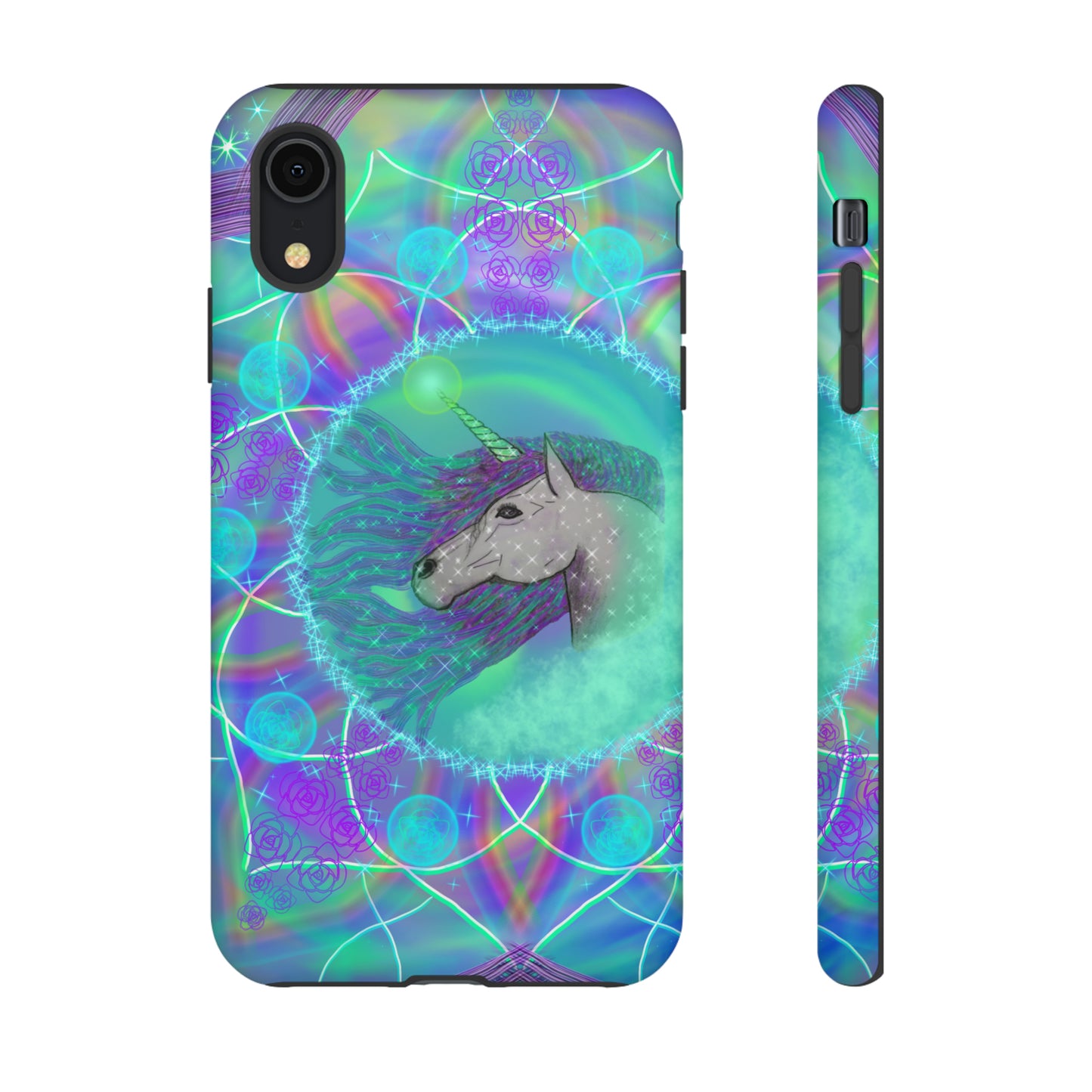 Mystic Unicorn Protective Phone Case, Samsung, iPhone, Pixel, all sizes