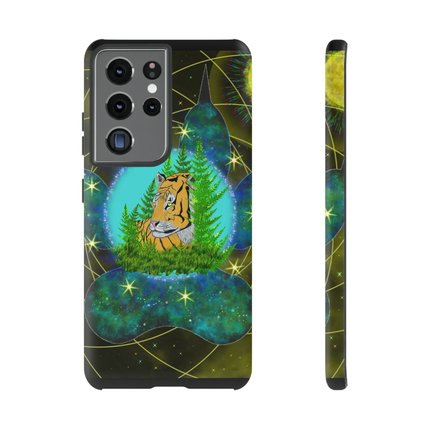 Tiger Medicine Totem Protective Phone Case, Samsung, iPhone, Pixel, all sizes