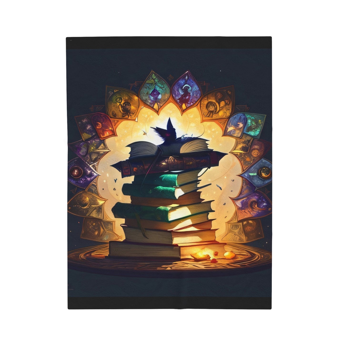 Magickal Books, Plush Blanket