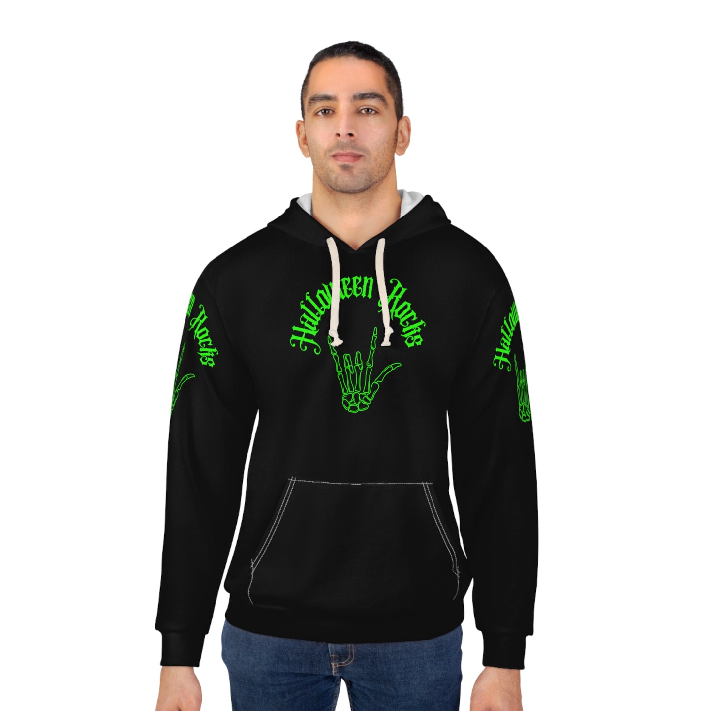 Halloween Rocks, Halloween Pullover Hoodie, Black