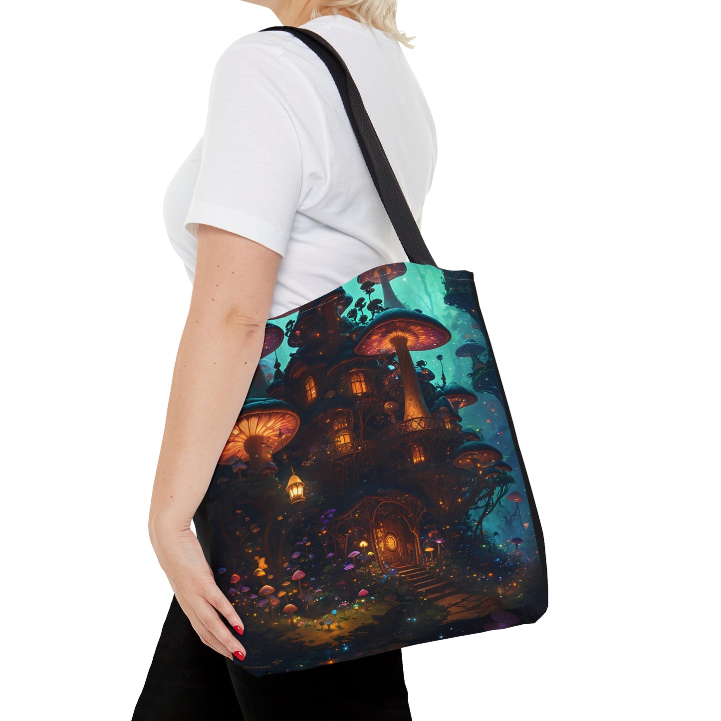 Fairy Mushroom House, Tote Bag