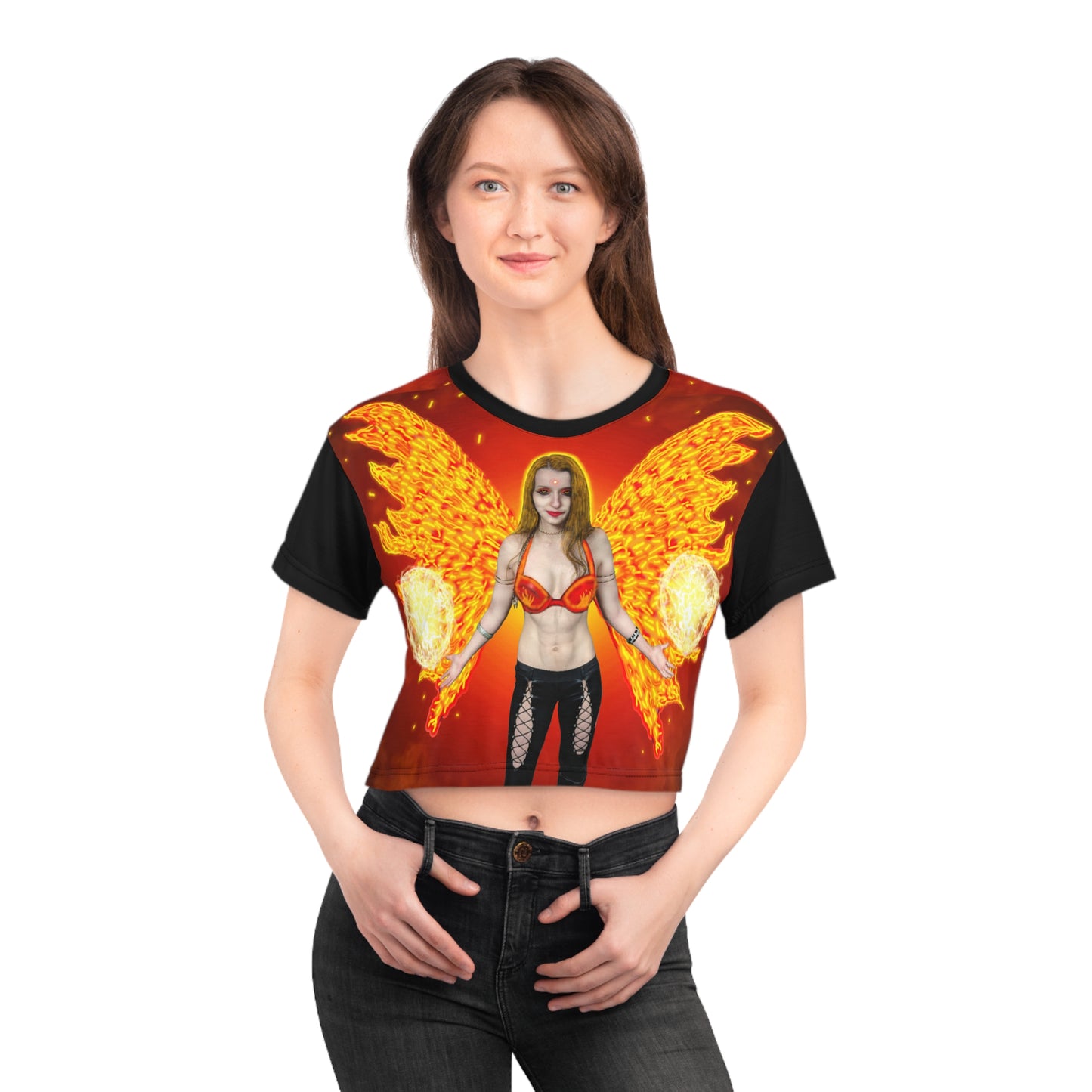 Mystic Fire Fairy Crop Tee