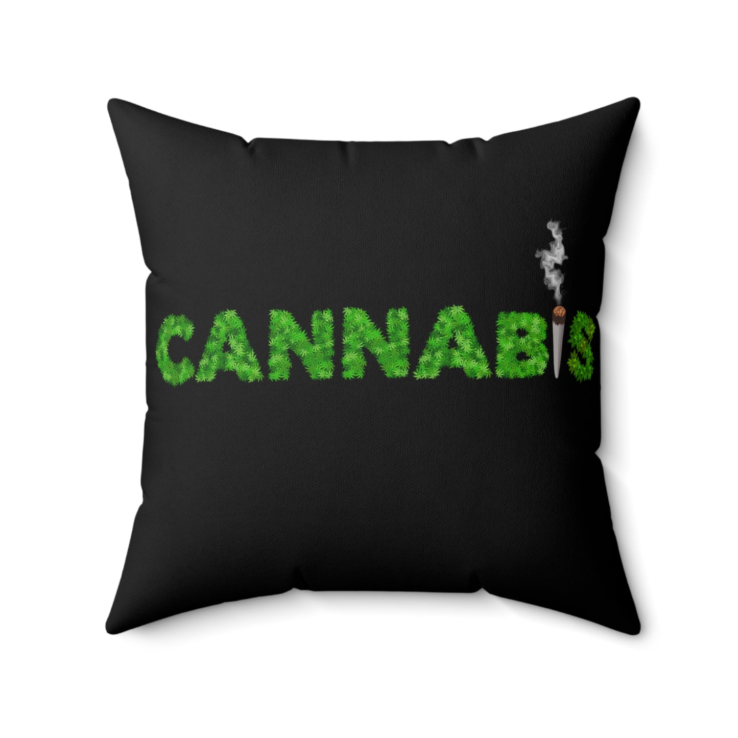 Cannabis, 420 Themed, Spun Polyester Square Pillow