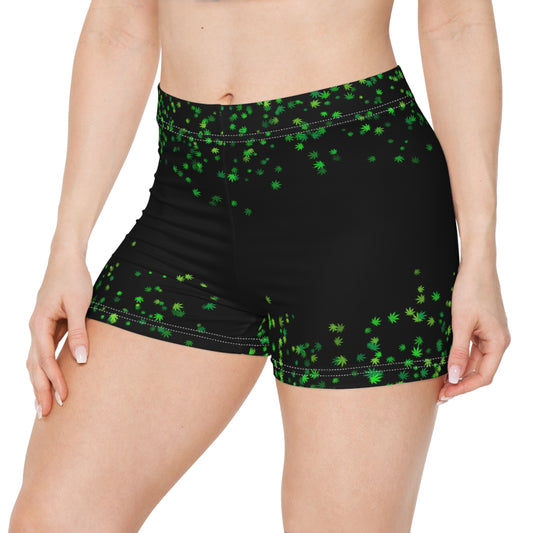 Cannabis, Summer Shorts, Womens