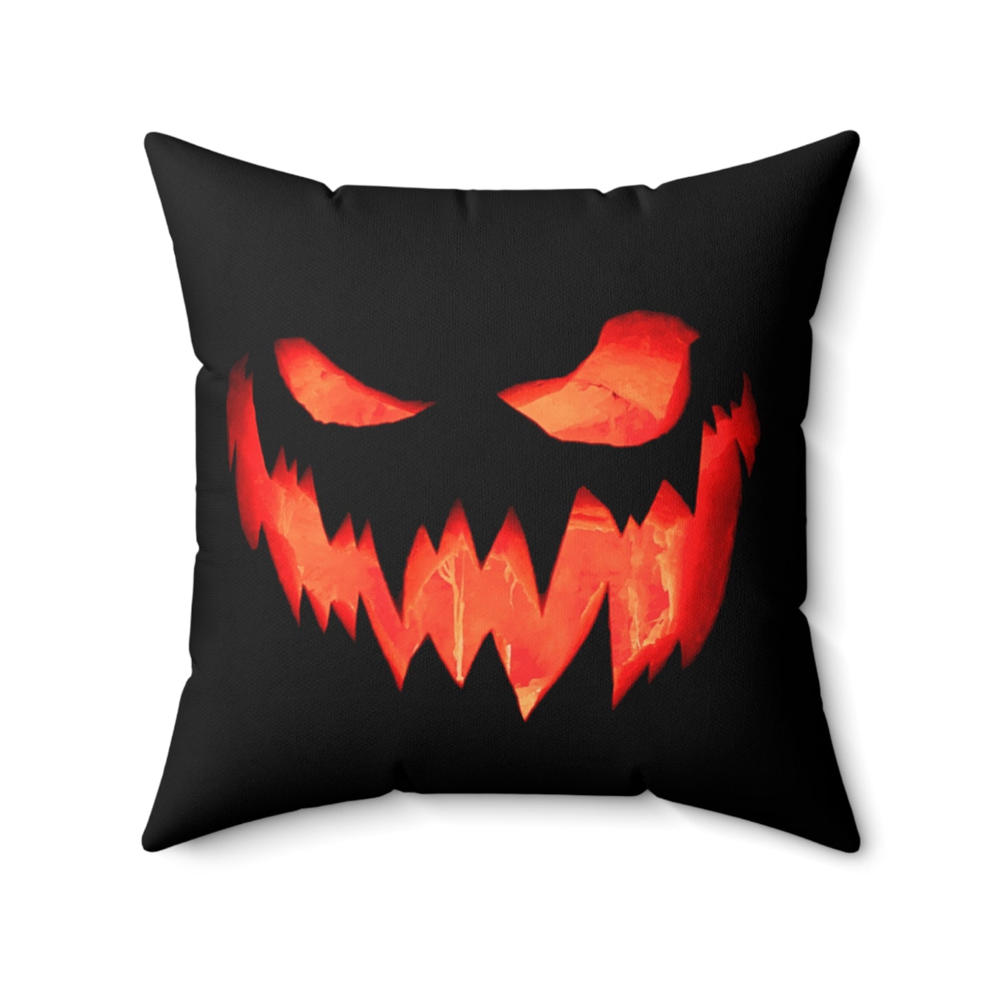 Halloween, Spooky pumpkin, Spun Polyester Square Pillow