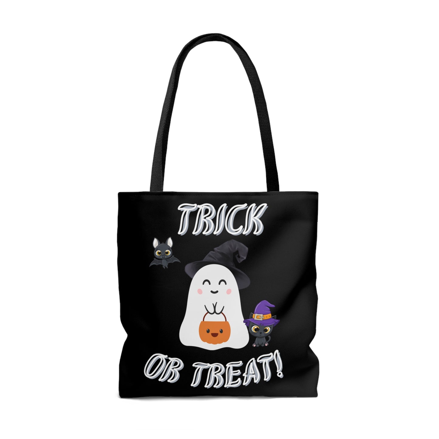 Trick Or Treat Ghost Halloween Candy Tote Bag