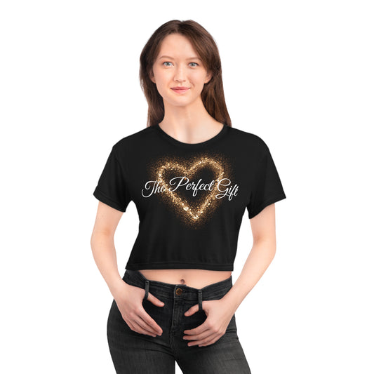 The Perfect Gift, Crop Tee, Valentines Day Gift, Gift For Her