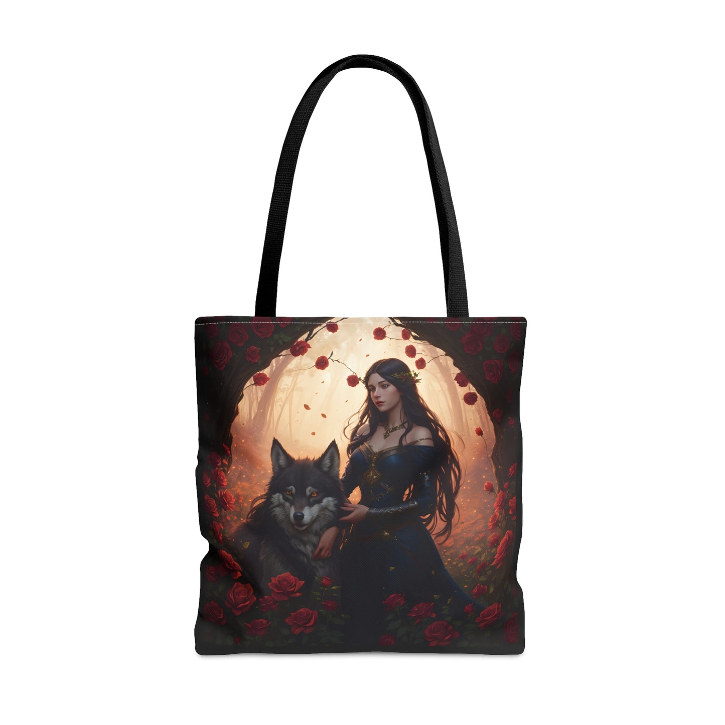 Wolf Enchantress,Tote Bag