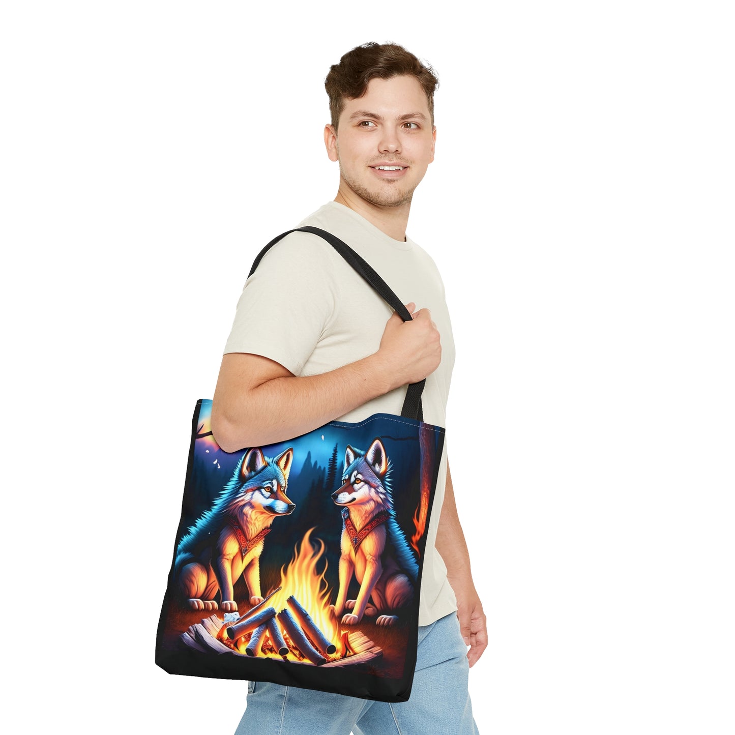 Campfire Tales, Tote Bag