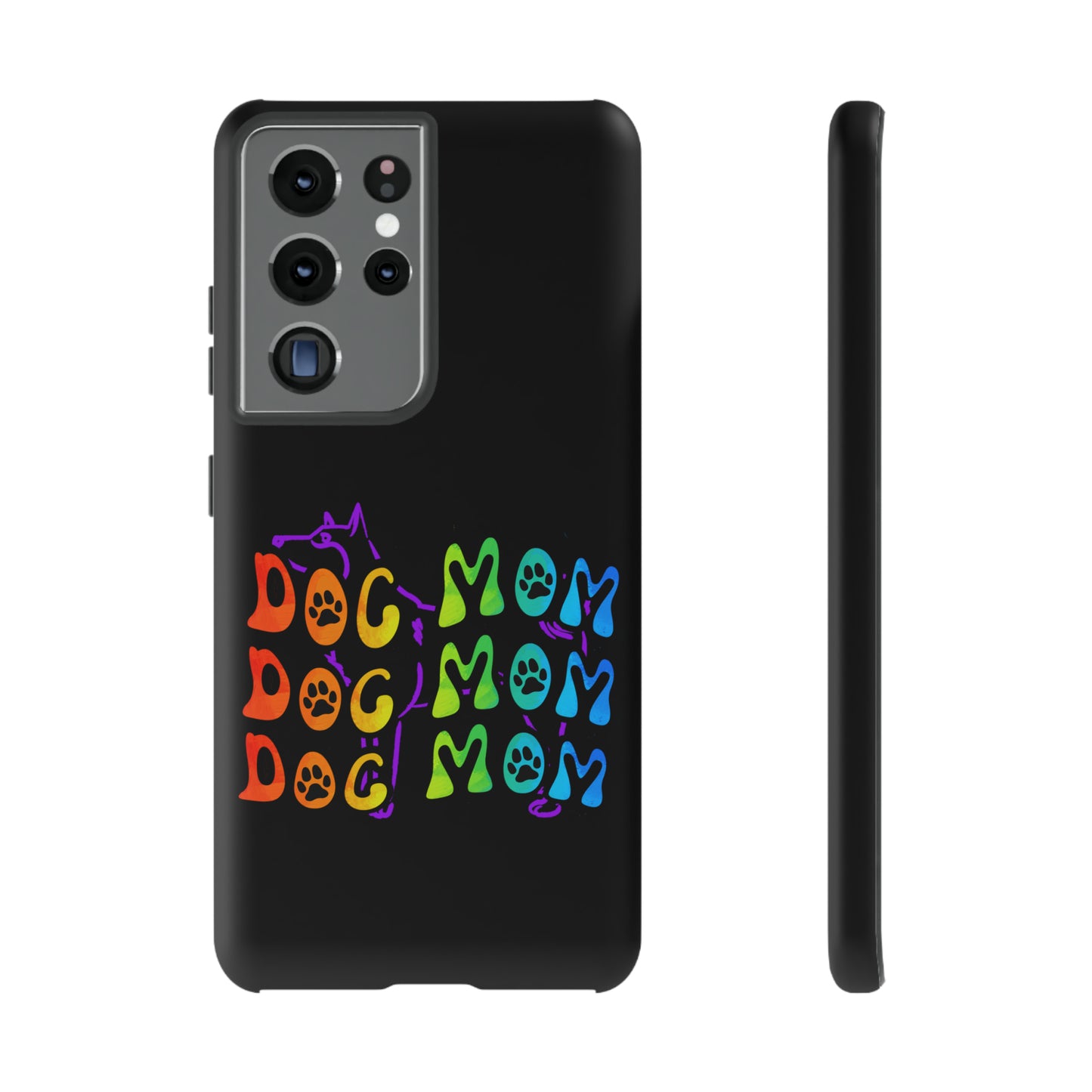 Dog Mom Protective Phone Case, Samsung, iPhone, Pixel, all sizes