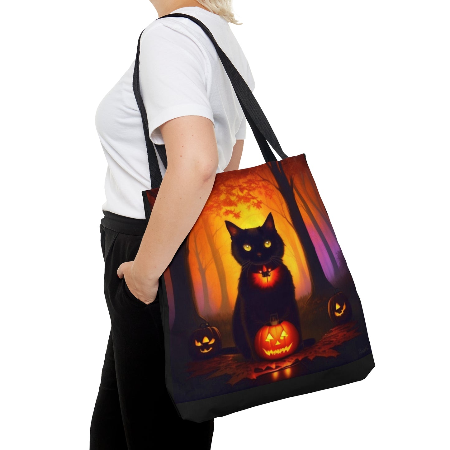 Haunted Forest Halloween Candy Tote Bag