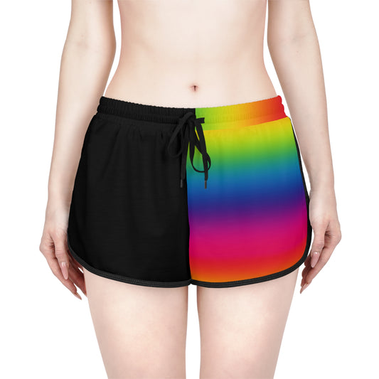 PRIDE Women's Relaxed Shorts Harlequin
