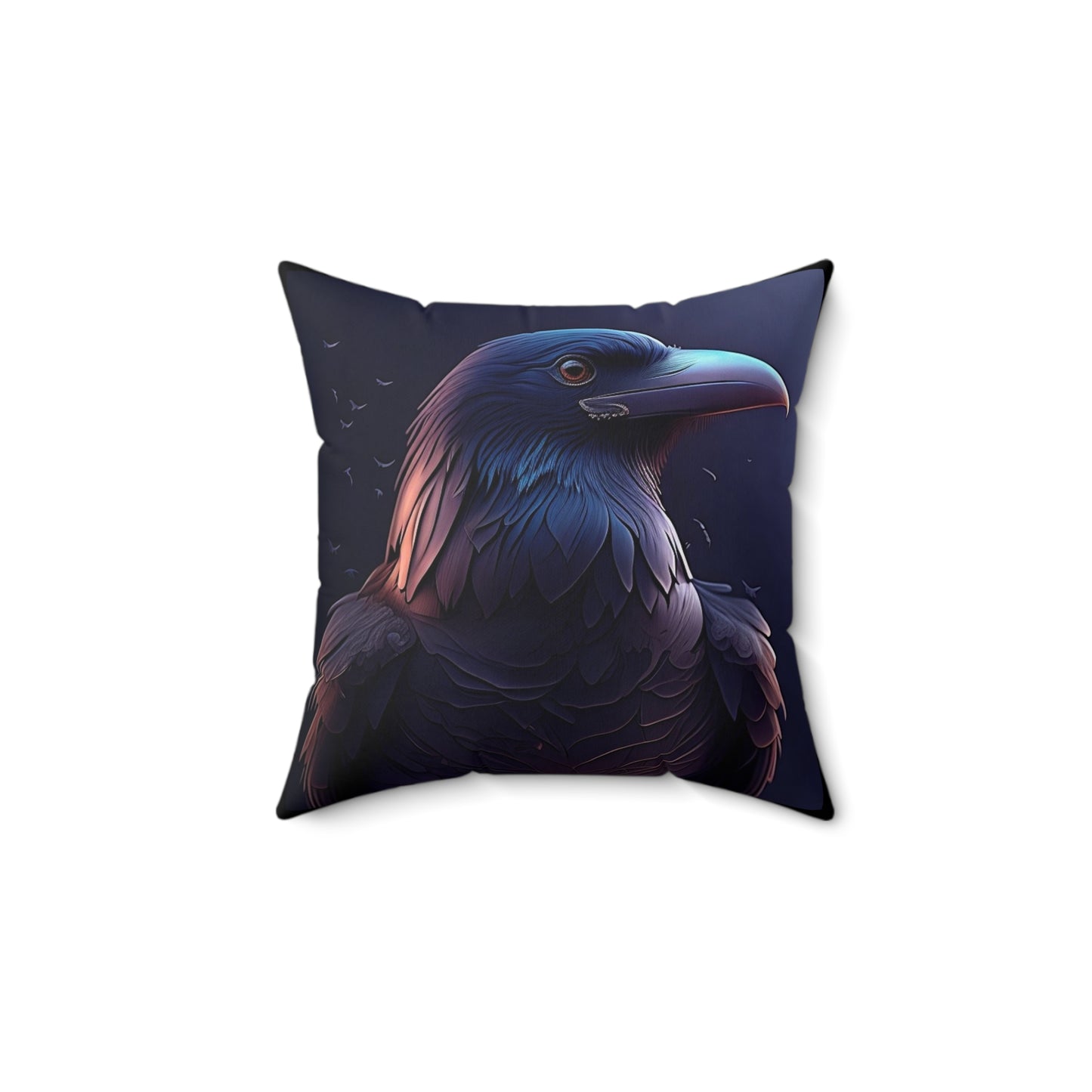 Raven Spun Polyester Square Pillow