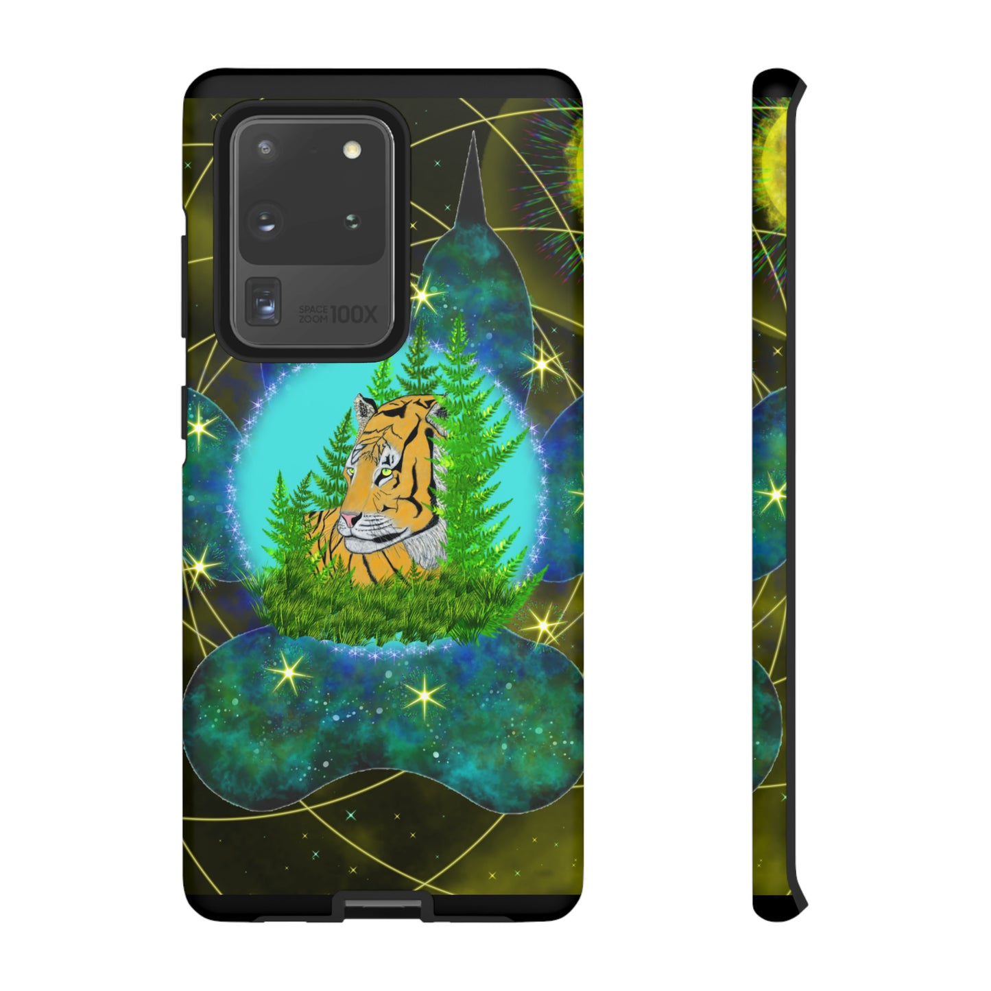 Tiger Medicine Totem Protective Phone Case, Samsung, iPhone, Pixel, all sizes