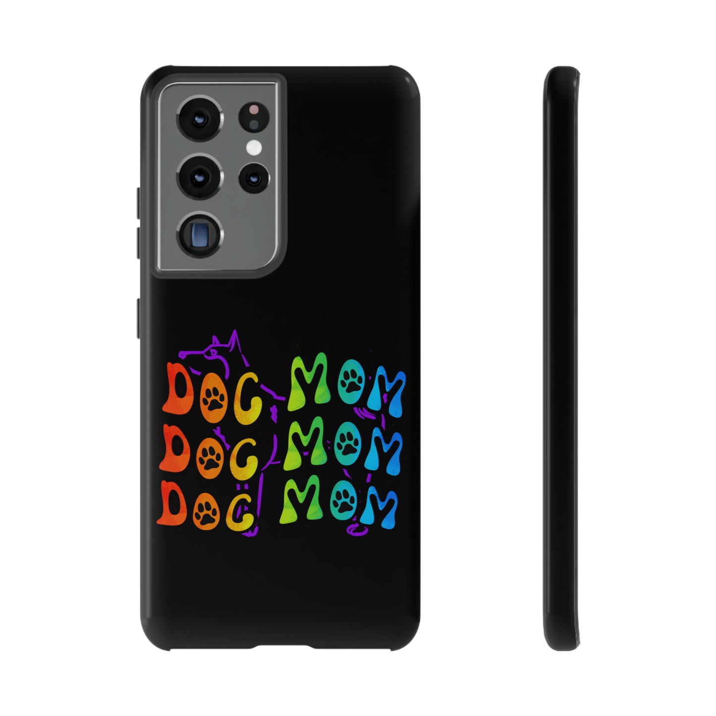 Dog Mom Protective Phone Case, Samsung, iPhone, Pixel, all sizes