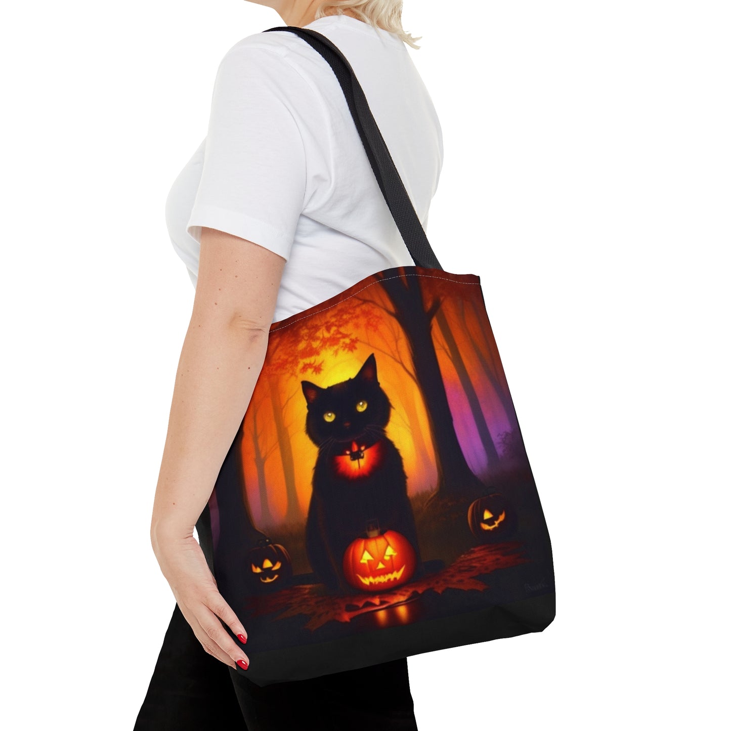 Haunted Forest Halloween Candy Tote Bag