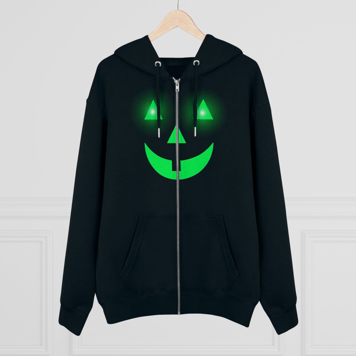 Men's Cultivator Pumpkin Glow Halloween Zip Hoodie