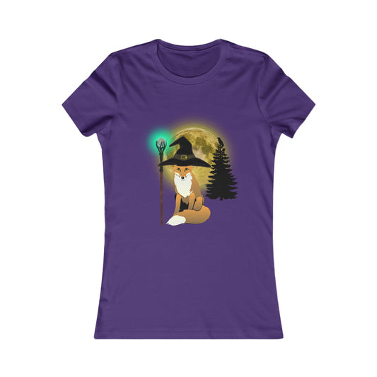 Women's Favorite Tee Trickster Fox Mage Halloween Top