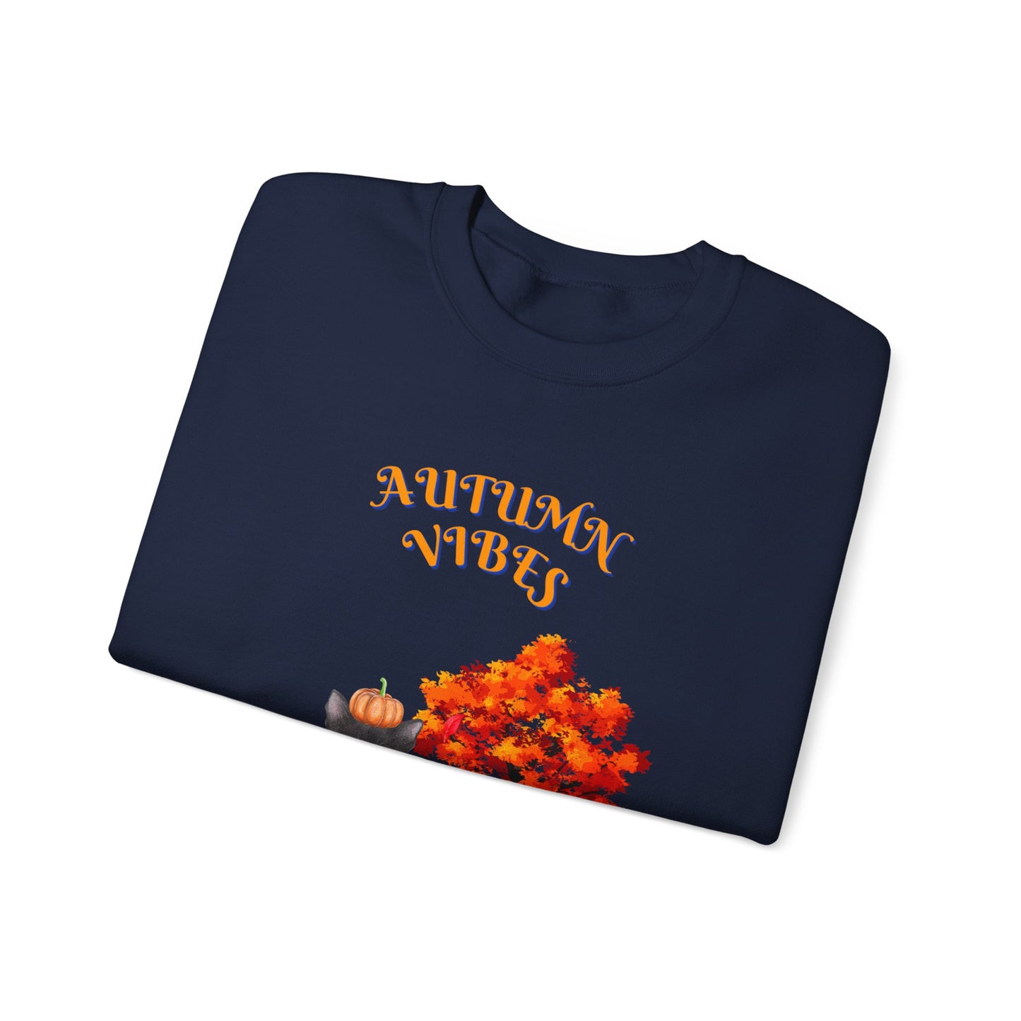 Autumn Vibes Fall Crewneck Sweatshirt