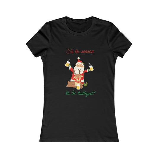 Copy of OH OH OH Falling Santa Christmas Women's Favorite Tee