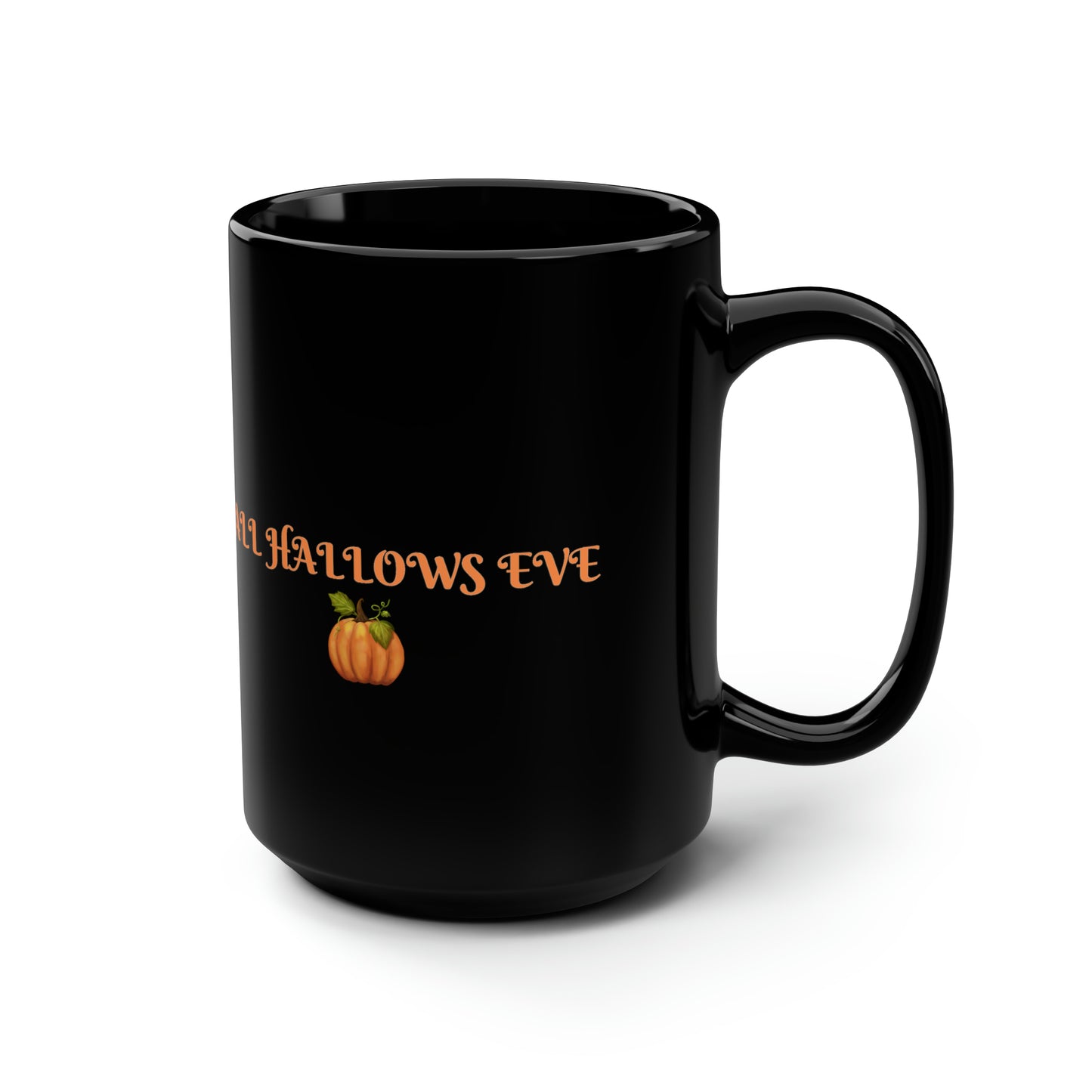 Black Halloween Mug  Black Cat 15oz