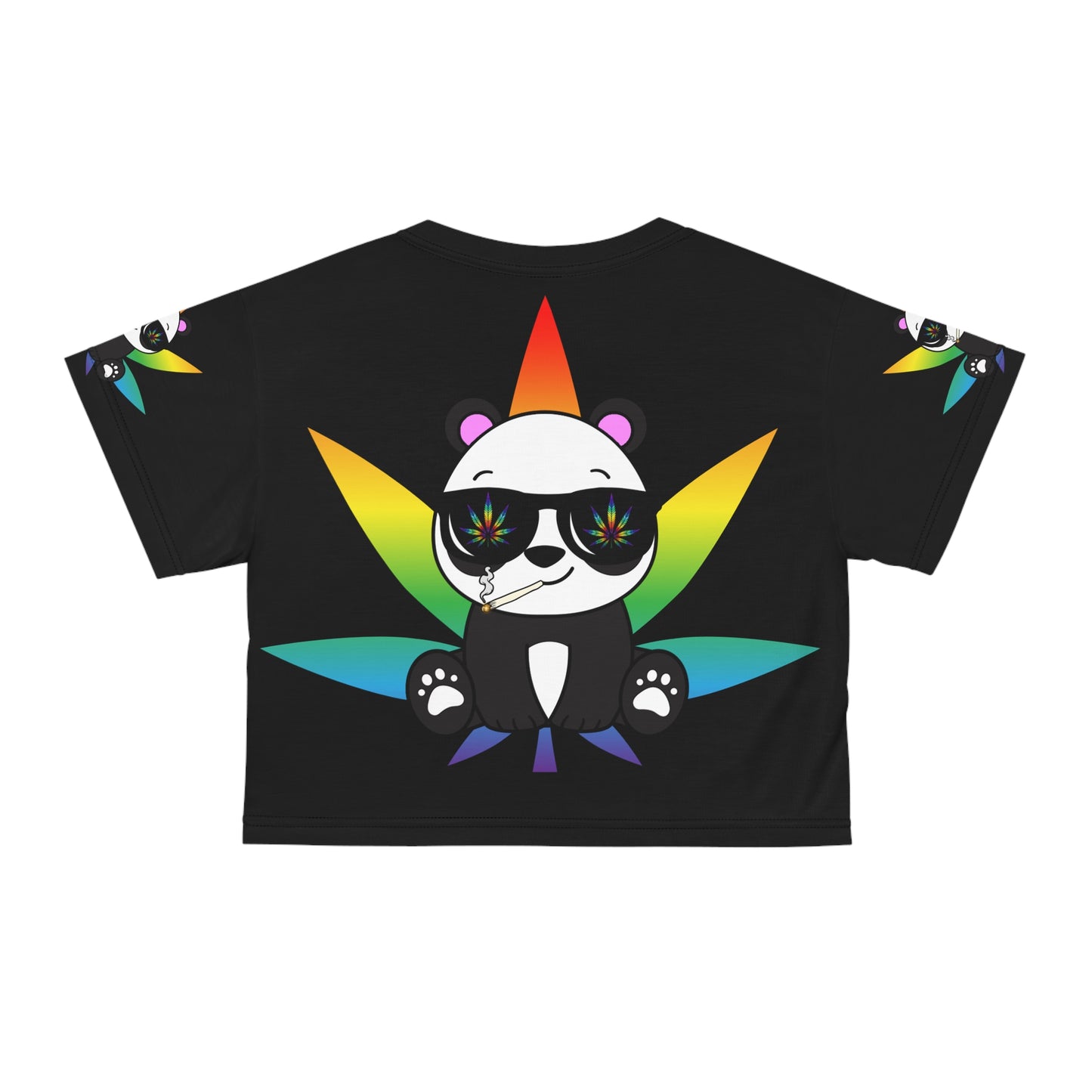 420 Panda Crop Top