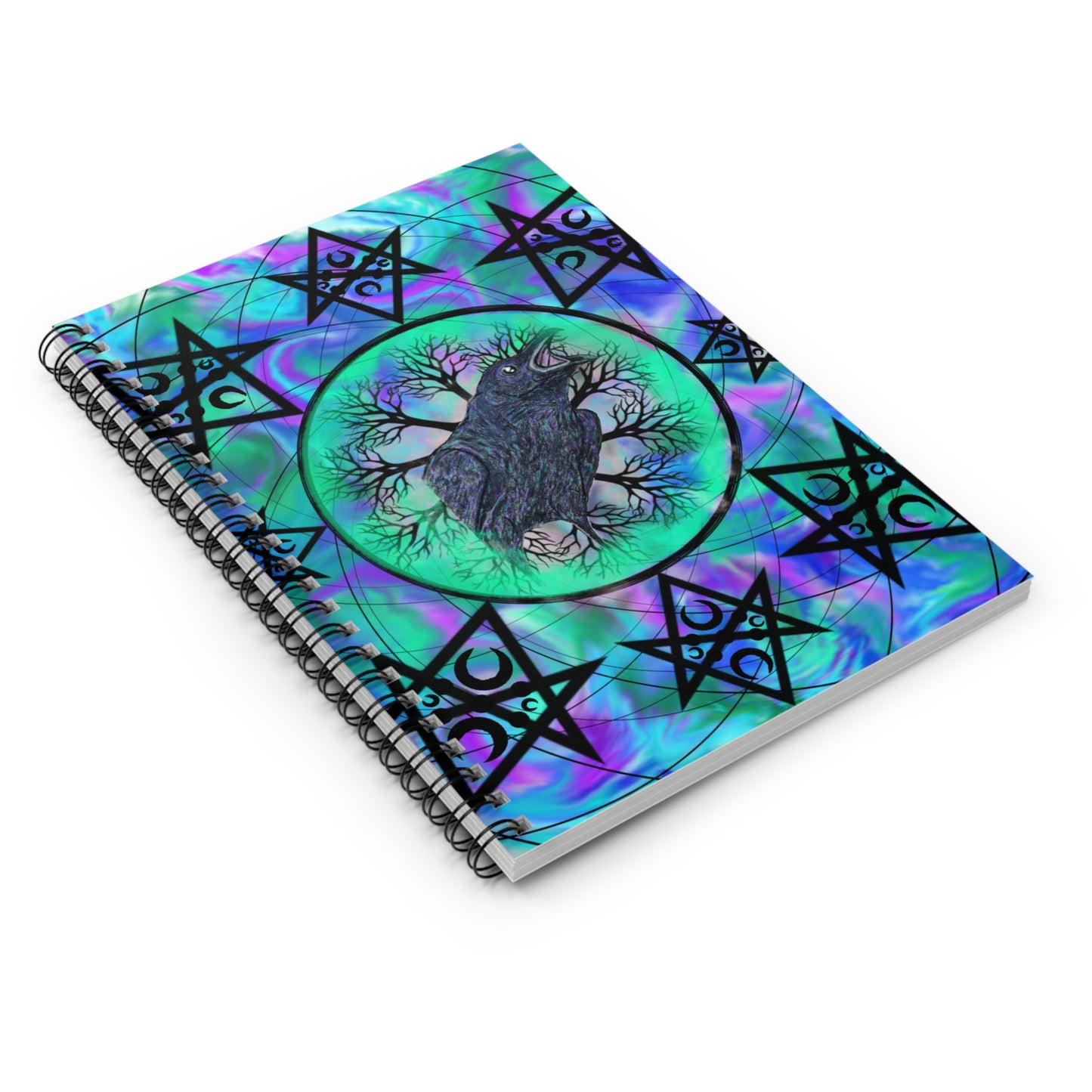 Raven Magick Spiral Notebook