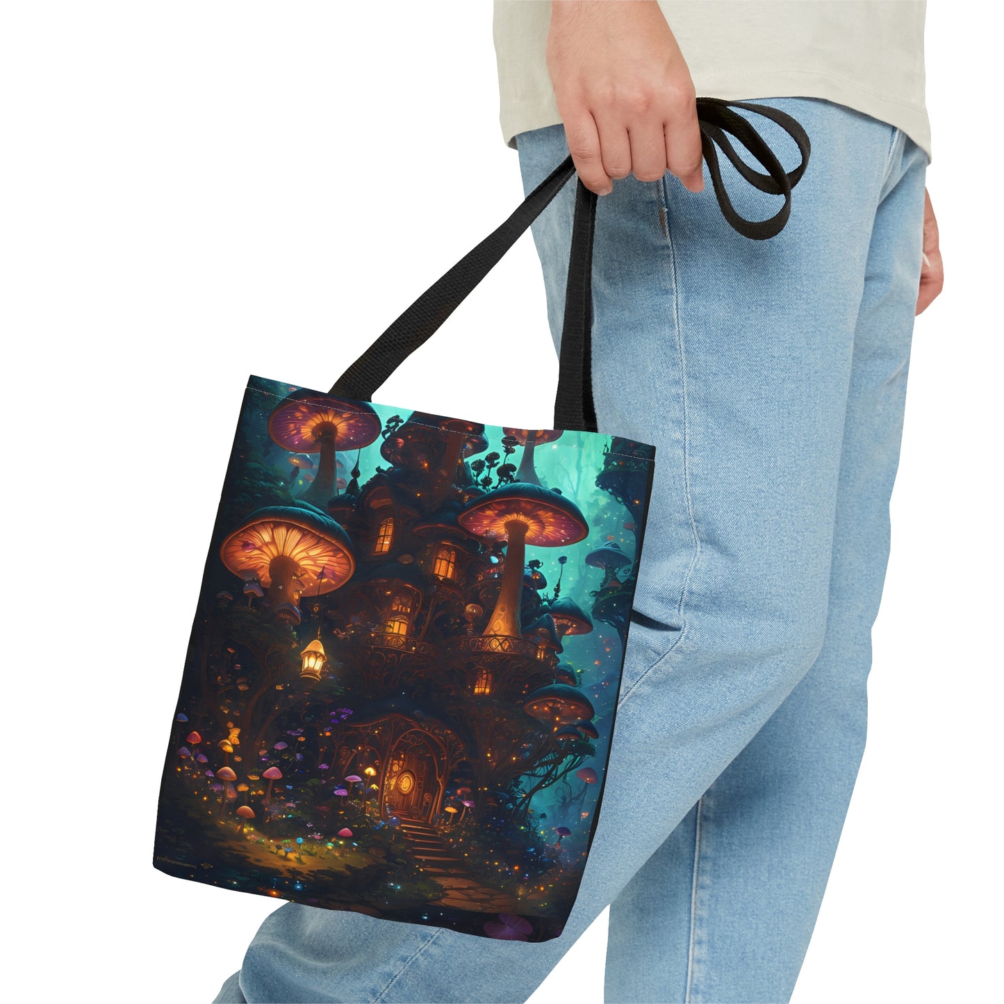 Fairy Mushroom House, Tote Bag