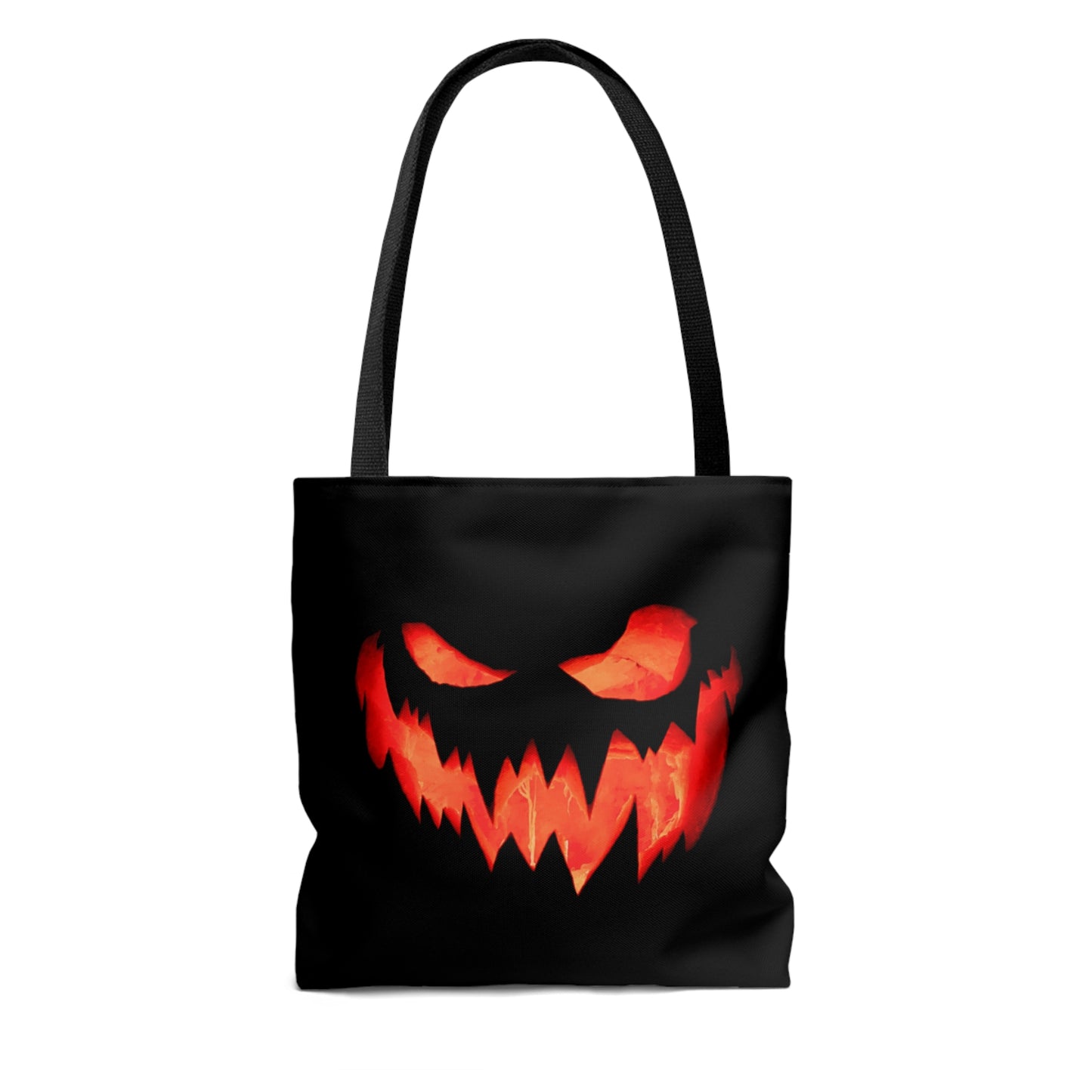 Spooky Pumpkin Face Halloween Candy Tote Bag