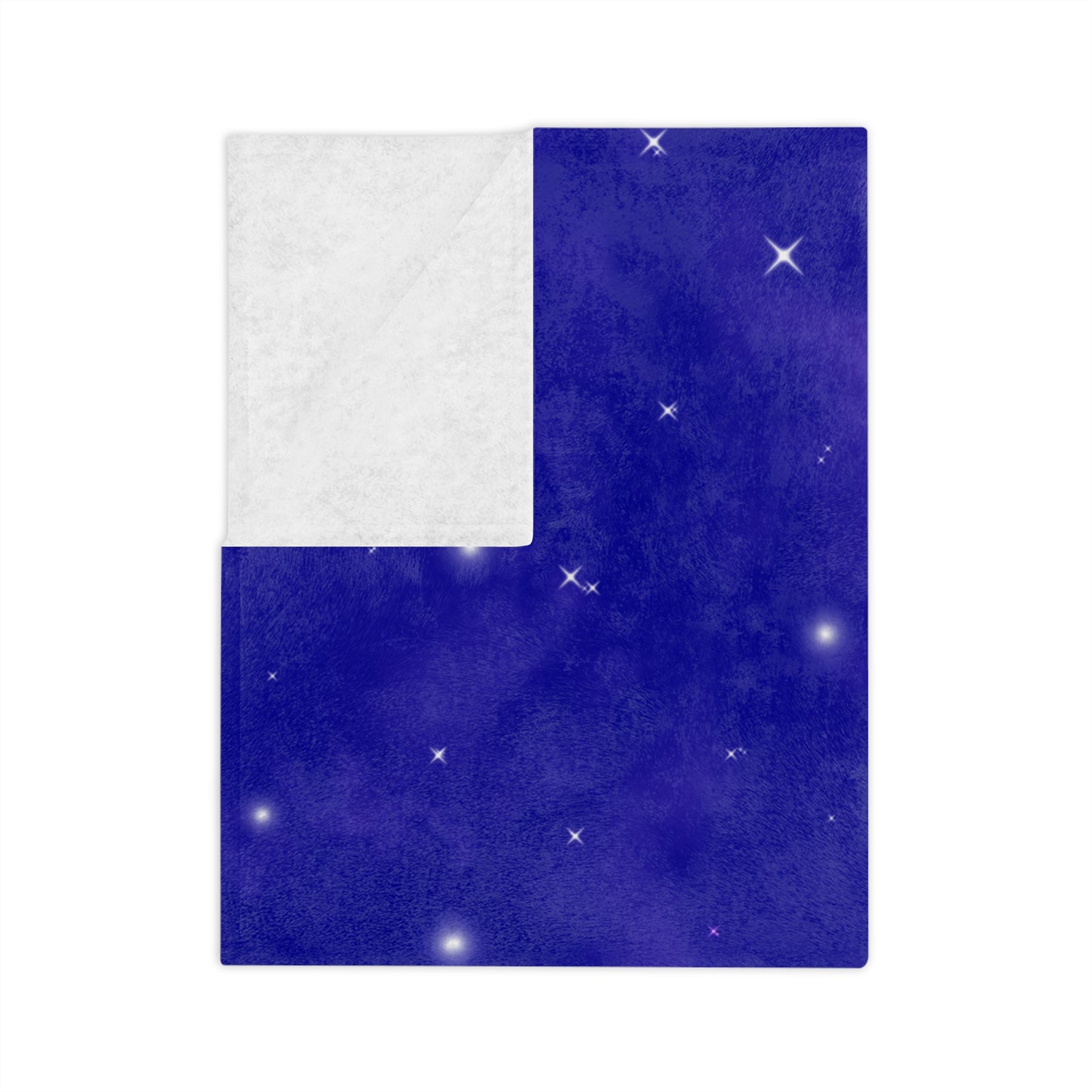 Snowy night Christmas Velveteen Minky Blanket