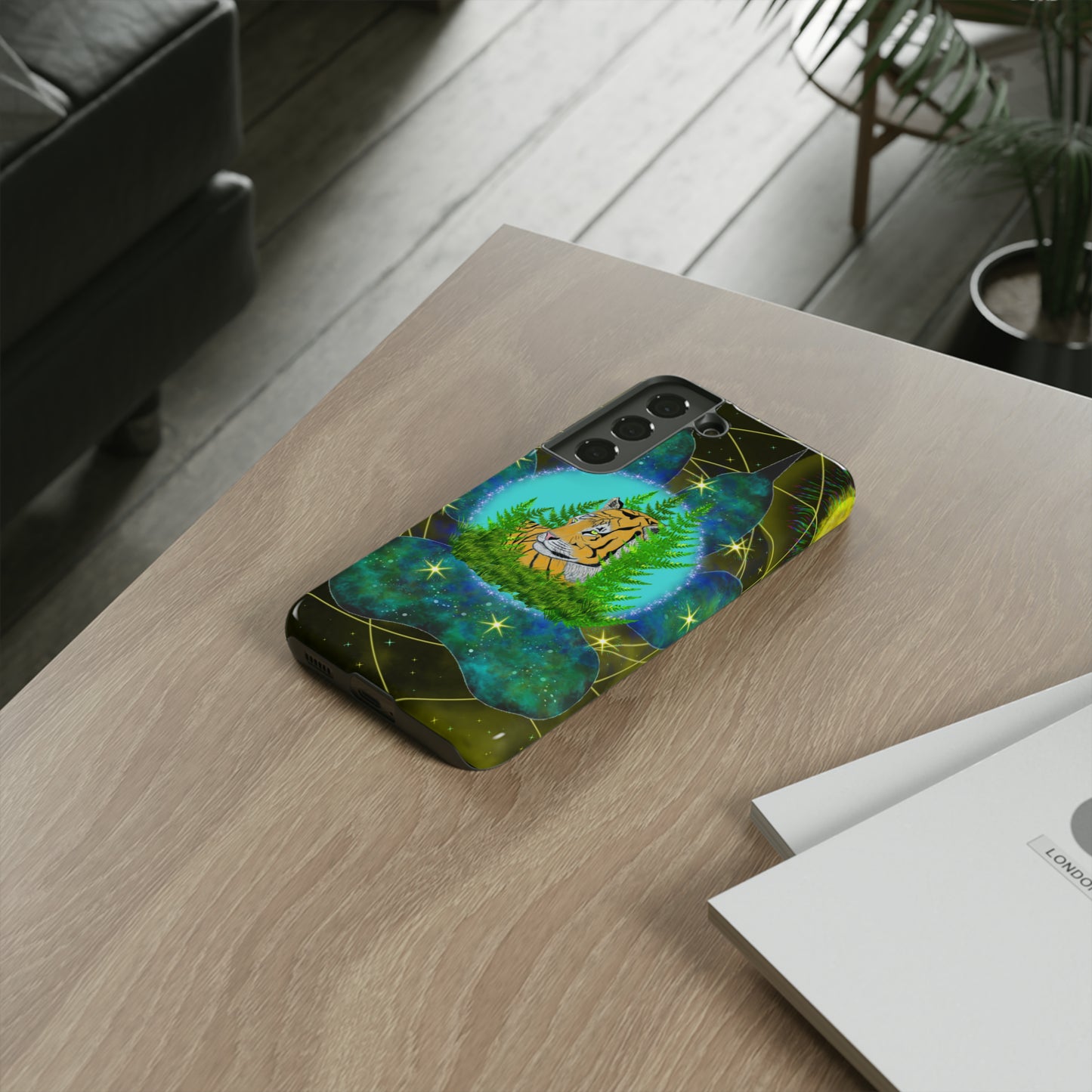 Tiger Medicine Totem Protective Phone Case, Samsung, iPhone, Pixel, all sizes