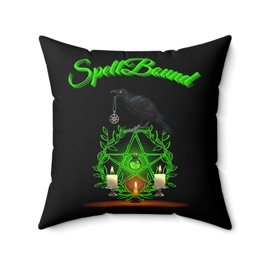 Spellbound Pentagram Halloween Pillow Spun Polyester Square Pillow