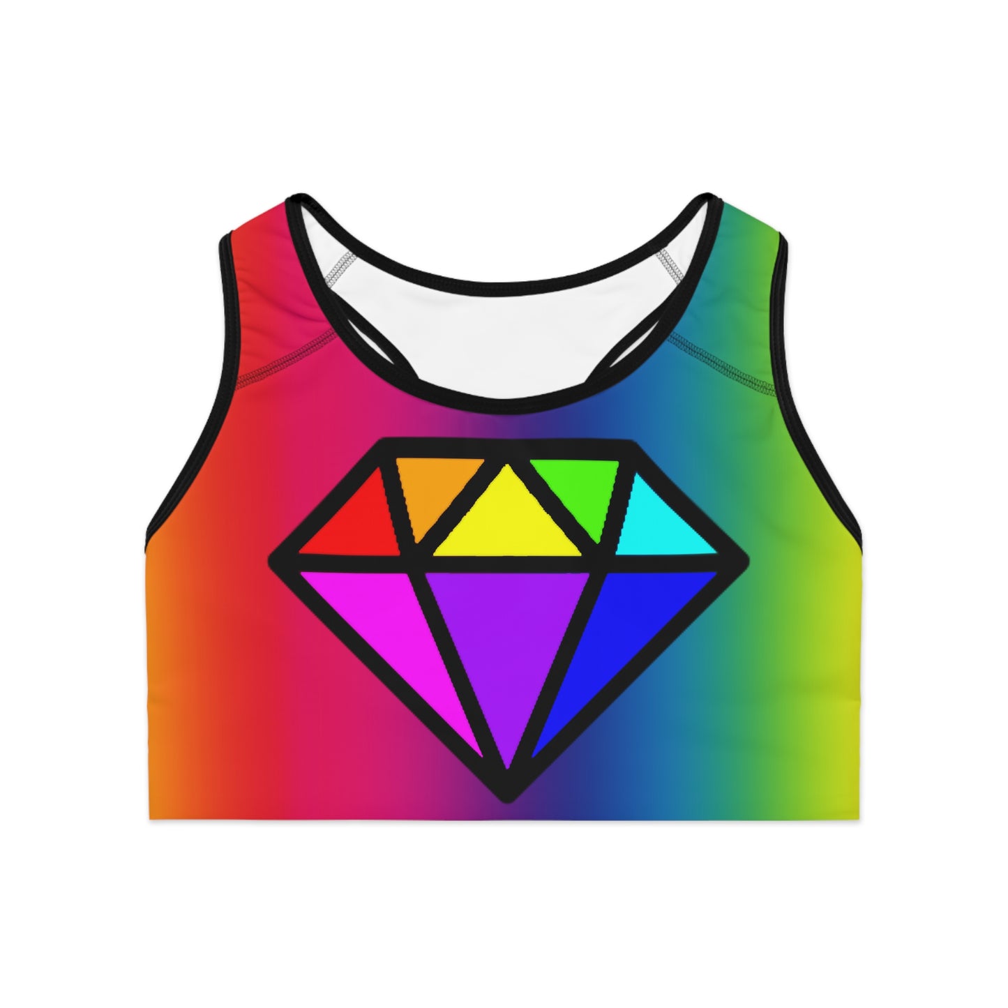 PRIDE Diamond Sports Bra