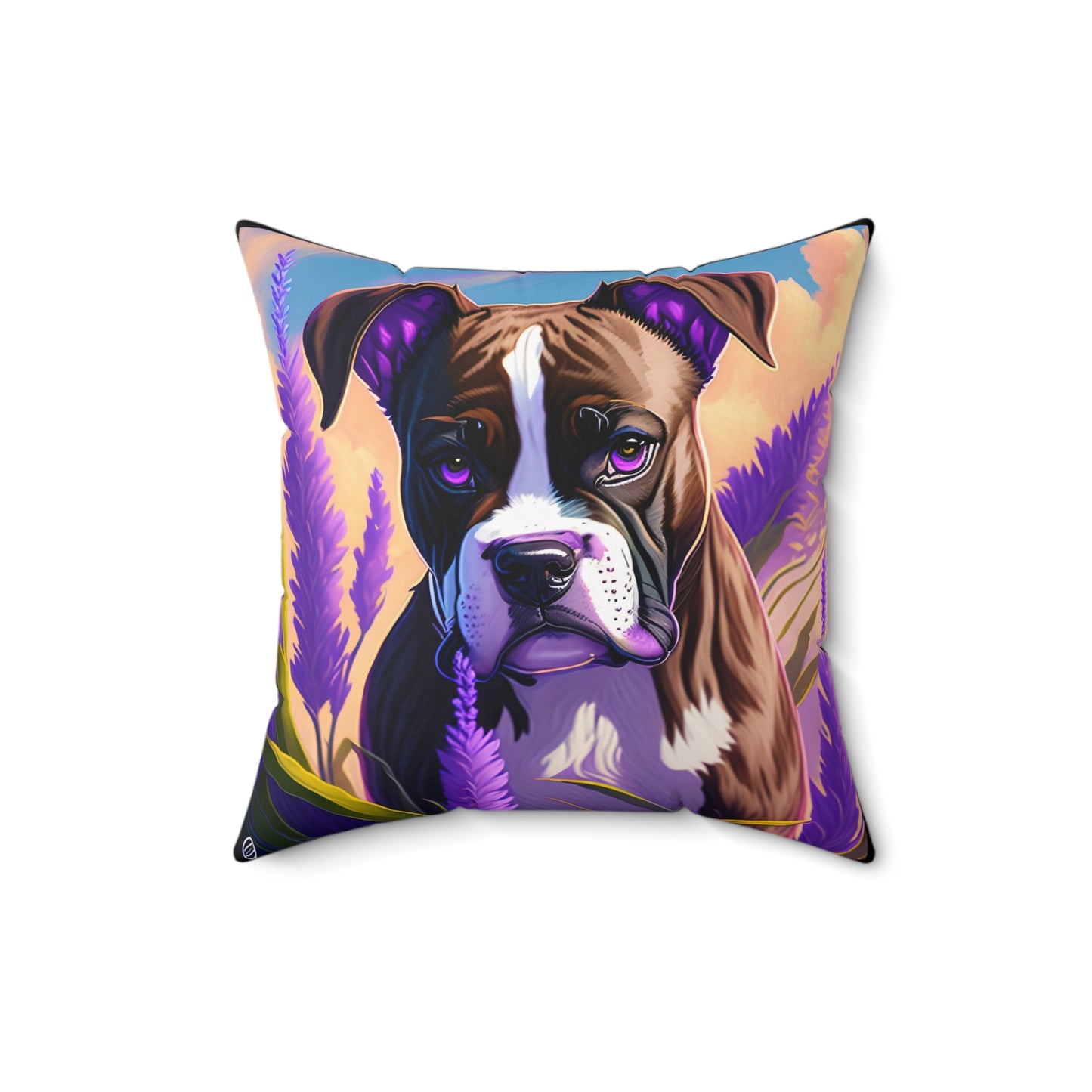 Boxer Love, Spun Polyester Square Pillow