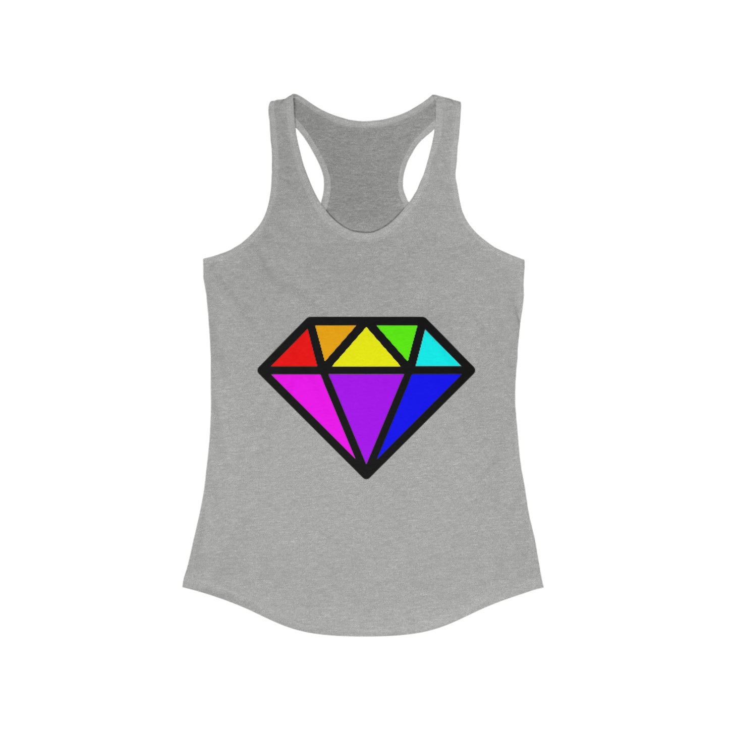 PRIDE Diamond Women's Ideal Racerback Tank