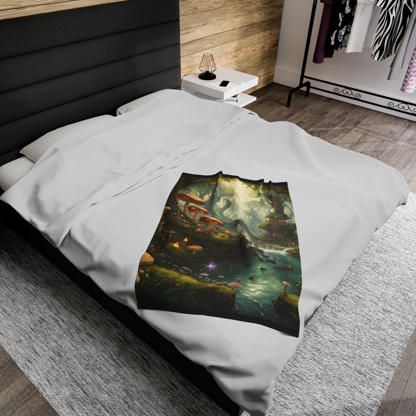 Fairylands, River Of Life, Plush Blanket