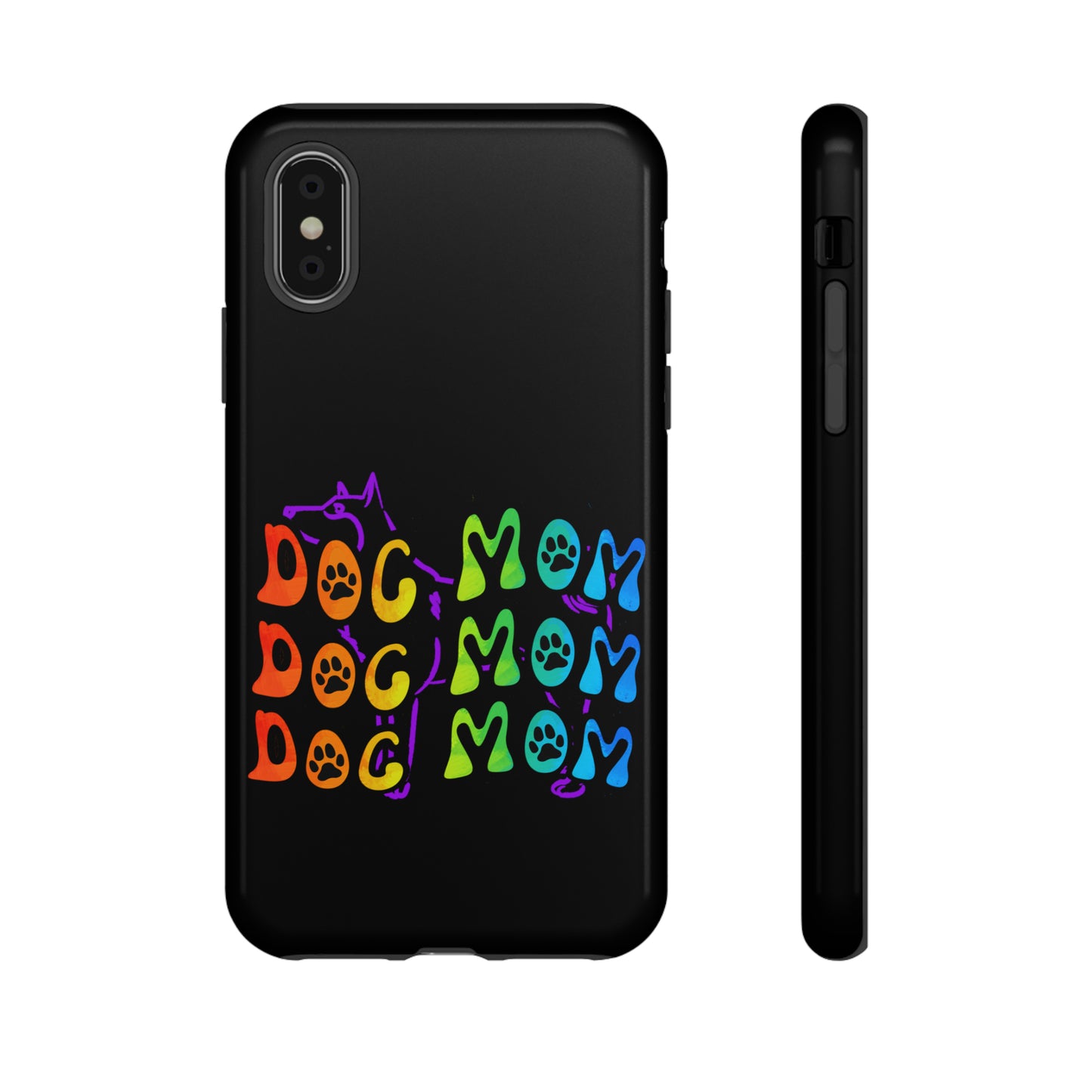 Dog Mom Protective Phone Case, Samsung, iPhone, Pixel, all sizes